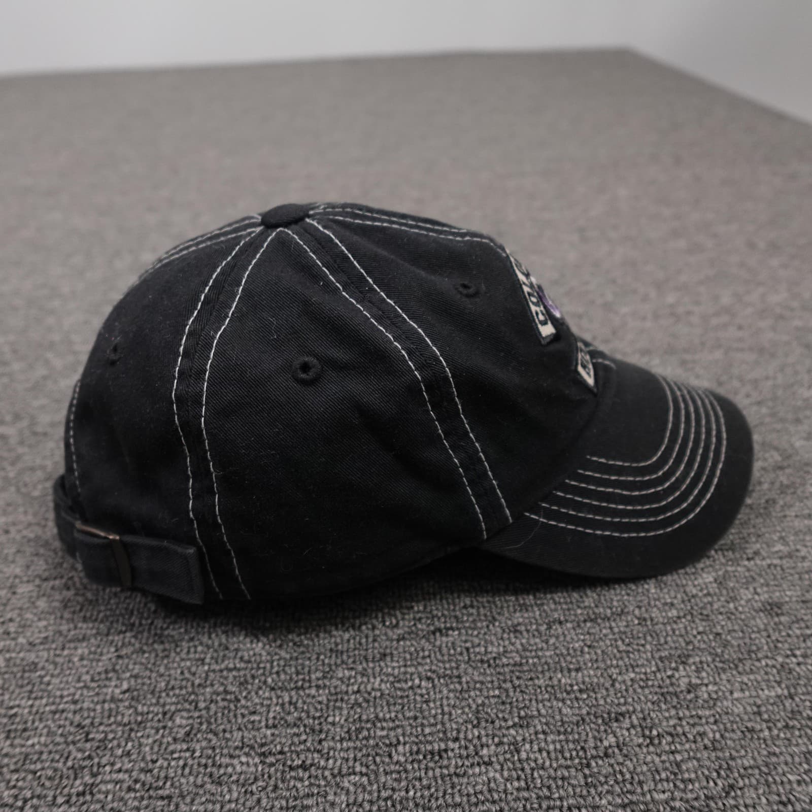 Colorado Rockies Hat Cap Strap Back Youth Black MLB Baseball Fan Favorite - Thumbnail 4
