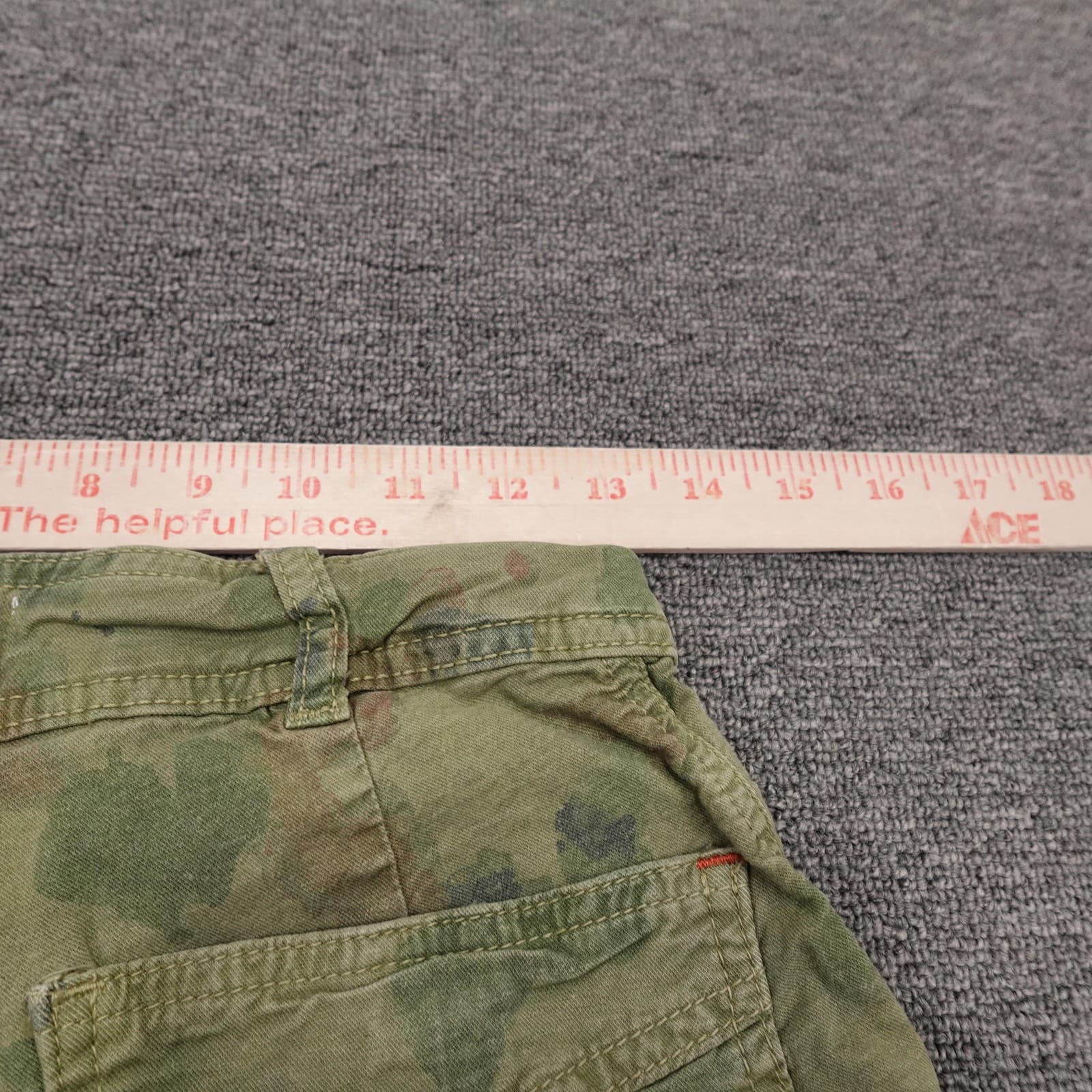 Anthropologie The Wanderer Shorts Womens 25 Green Camo Cargo Relaxed Casual - Thumbnail 5