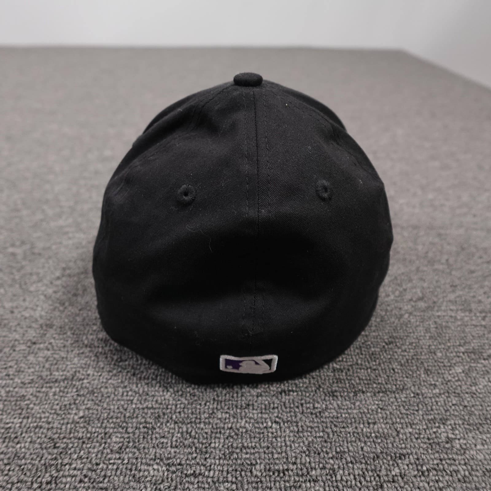 Colorado Rockies Hat Cap Fitted Mens Large Black MLB Baseball 39THIRTY New Era - Thumbnail 4