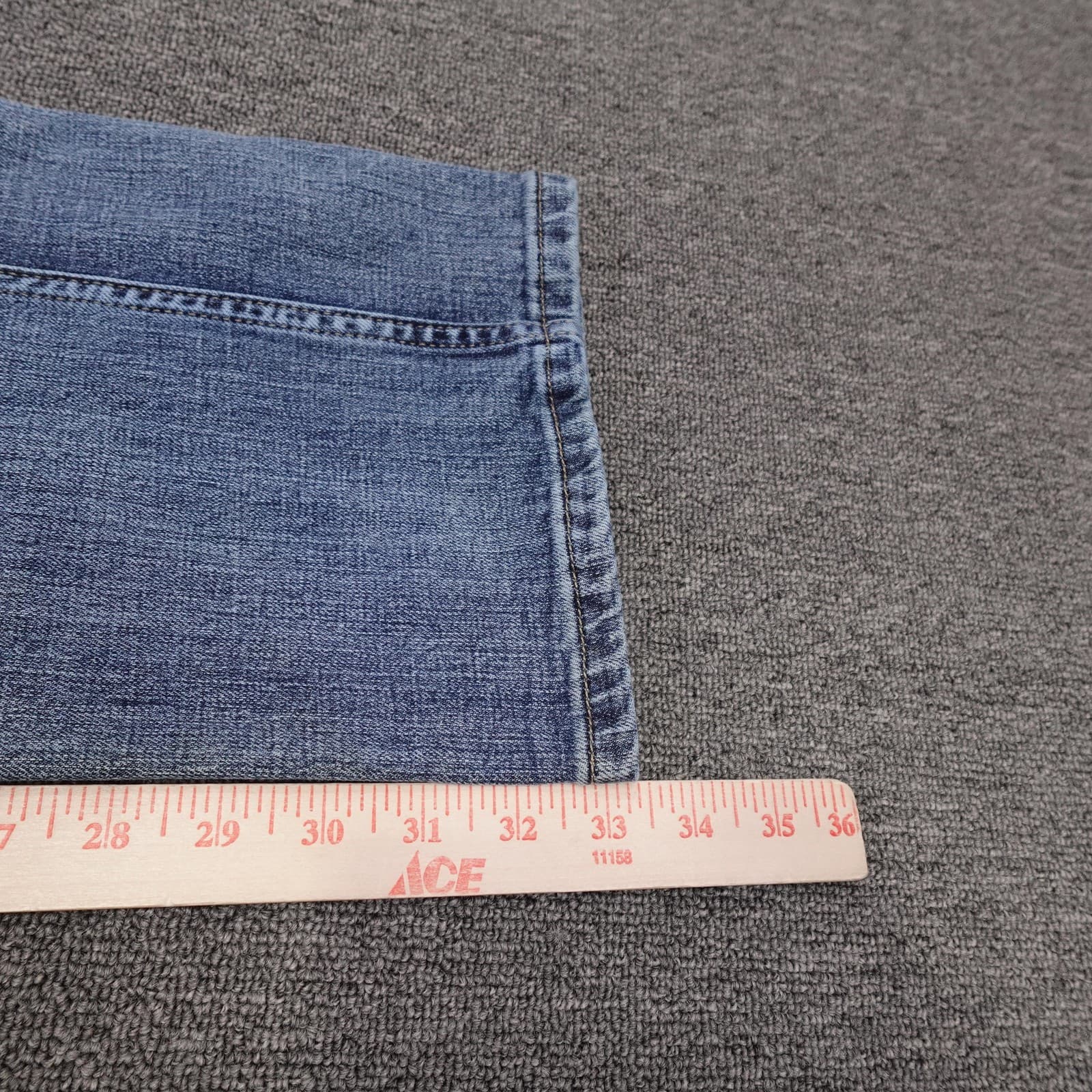 Wrangler Retro Relaxed Boot Jeans Mens 33x33 Blue Medium Wash Bootcut Denim - Thumbnail 9