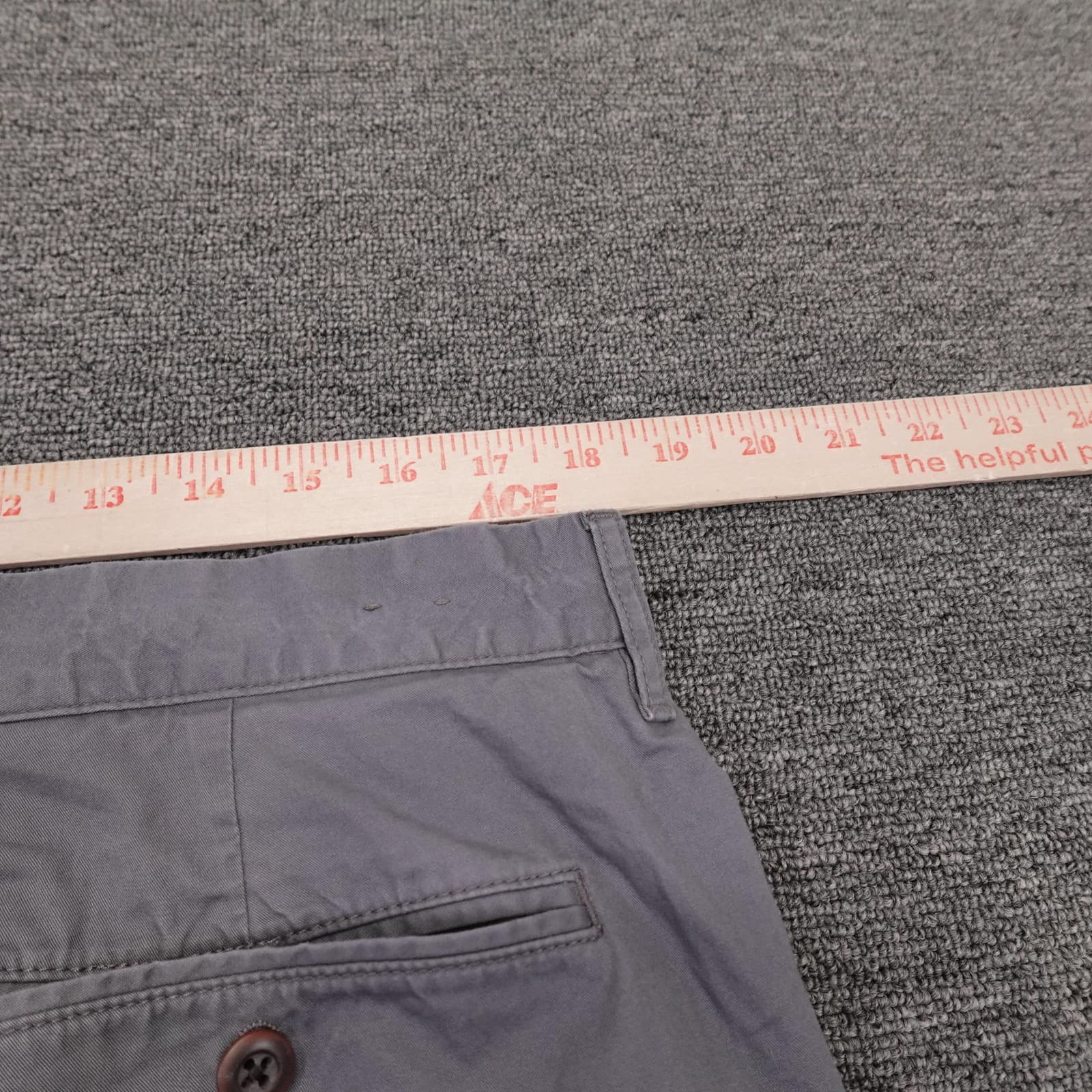 J.Crew Shorts Mens 36 Gray Chino Stretch 9 Inseam Casual Summer Travel Wear - Thumbnail 7