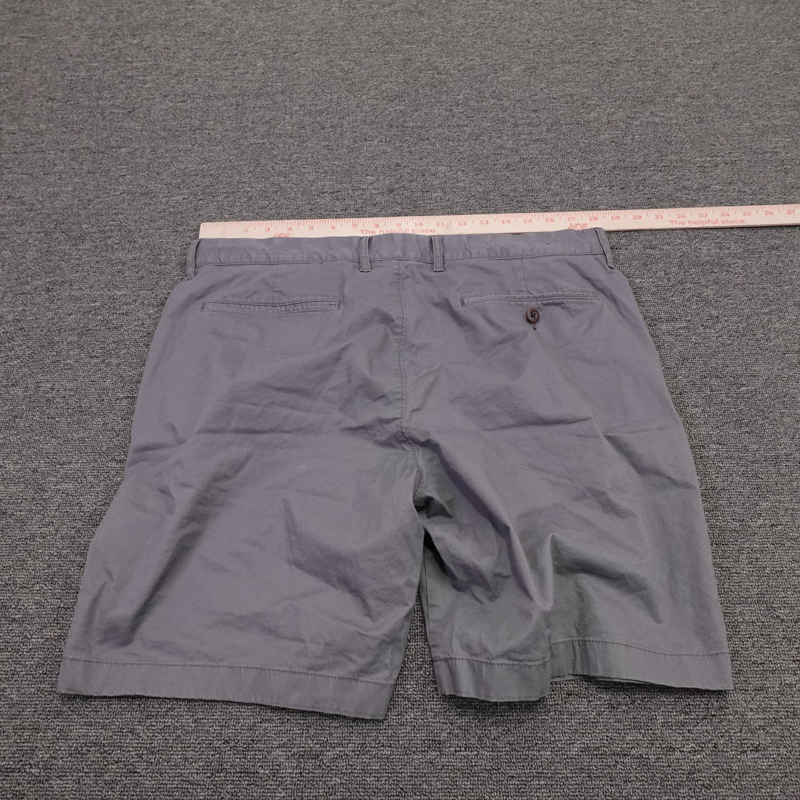 J.Crew Shorts Mens 36 Gray Chino Stretch 9 Inseam Casual Summer Travel Wear - Thumbnail 6