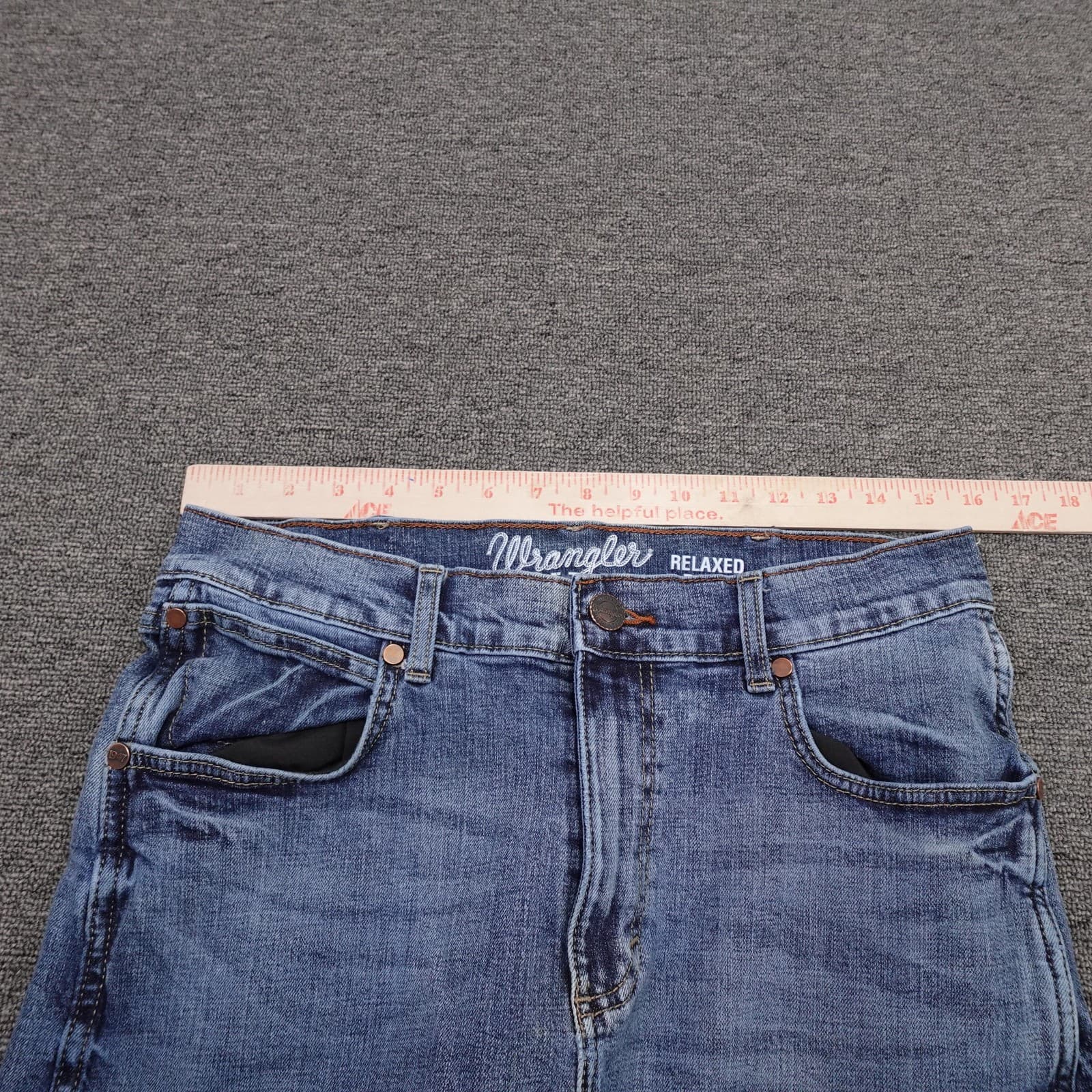 Wrangler Retro Relaxed Boot Jeans Mens 33x33 Blue Medium Wash Bootcut Denim - Thumbnail 8