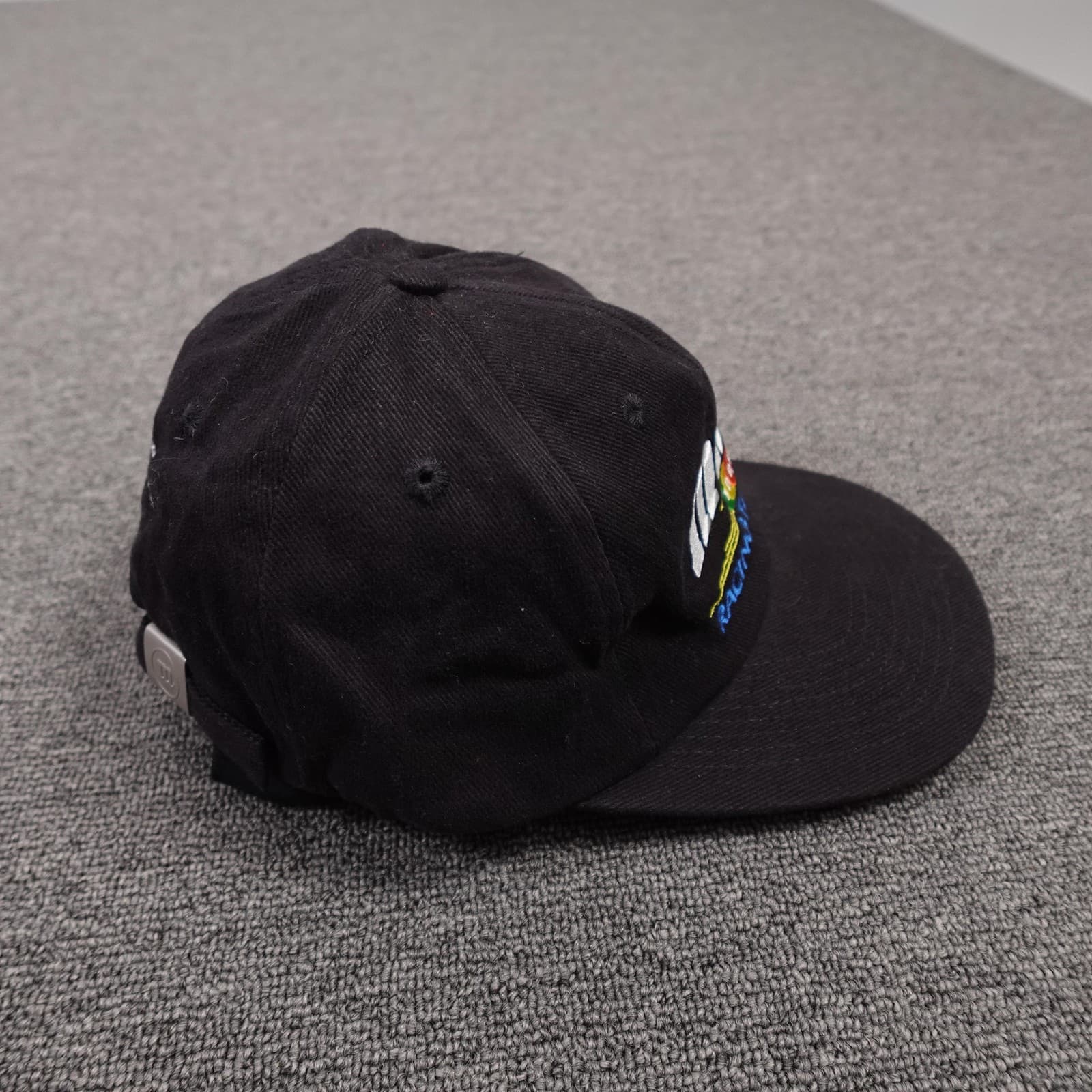 Vintage M&M's Racing Hat Cap Strap Back One Size Black NASCAR Ernie Irvan 36 - Thumbnail 7