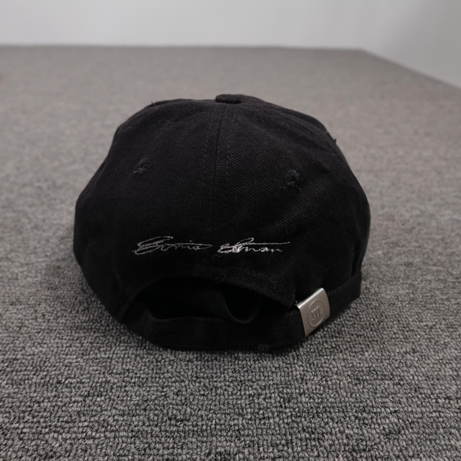 Vintage M&M's Racing Hat Cap Strap Back One Size Black NASCAR Ernie Irvan 36 - Thumbnail 5