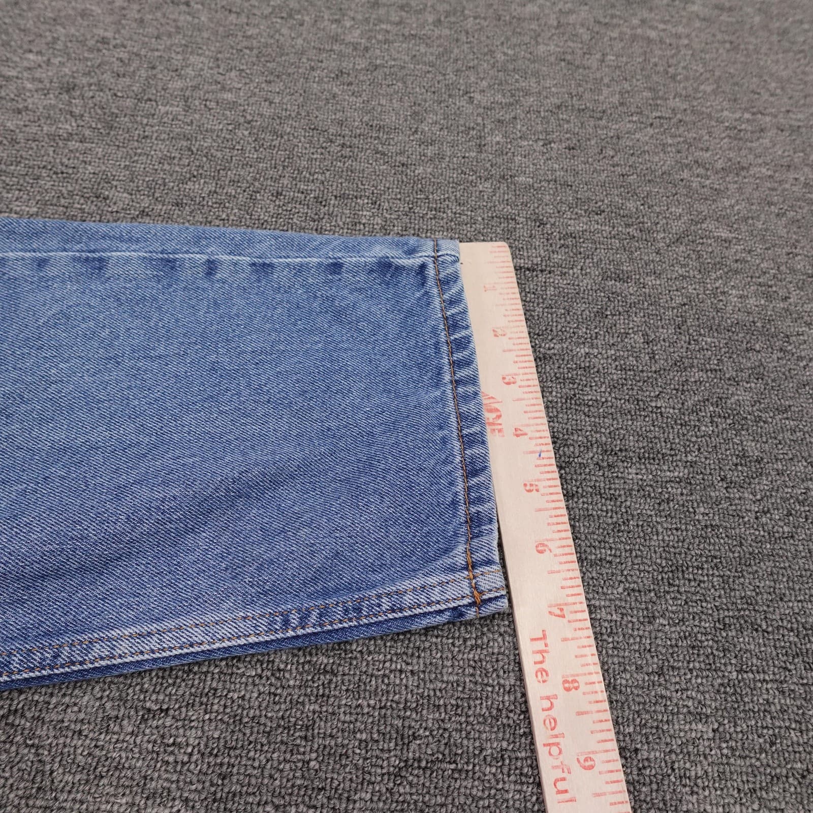 Vintage Tommy Jeans Carpenter Jeans Mens 36x28 Blue Light Relaxed Straight Denim - Thumbnail 15