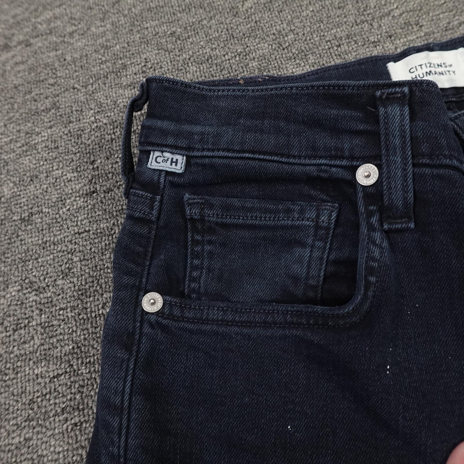 Citizens Of Humanity Jeans Womens 24 Dark Wash Jolene High Rise Denim 26x27 - Thumbnail 2