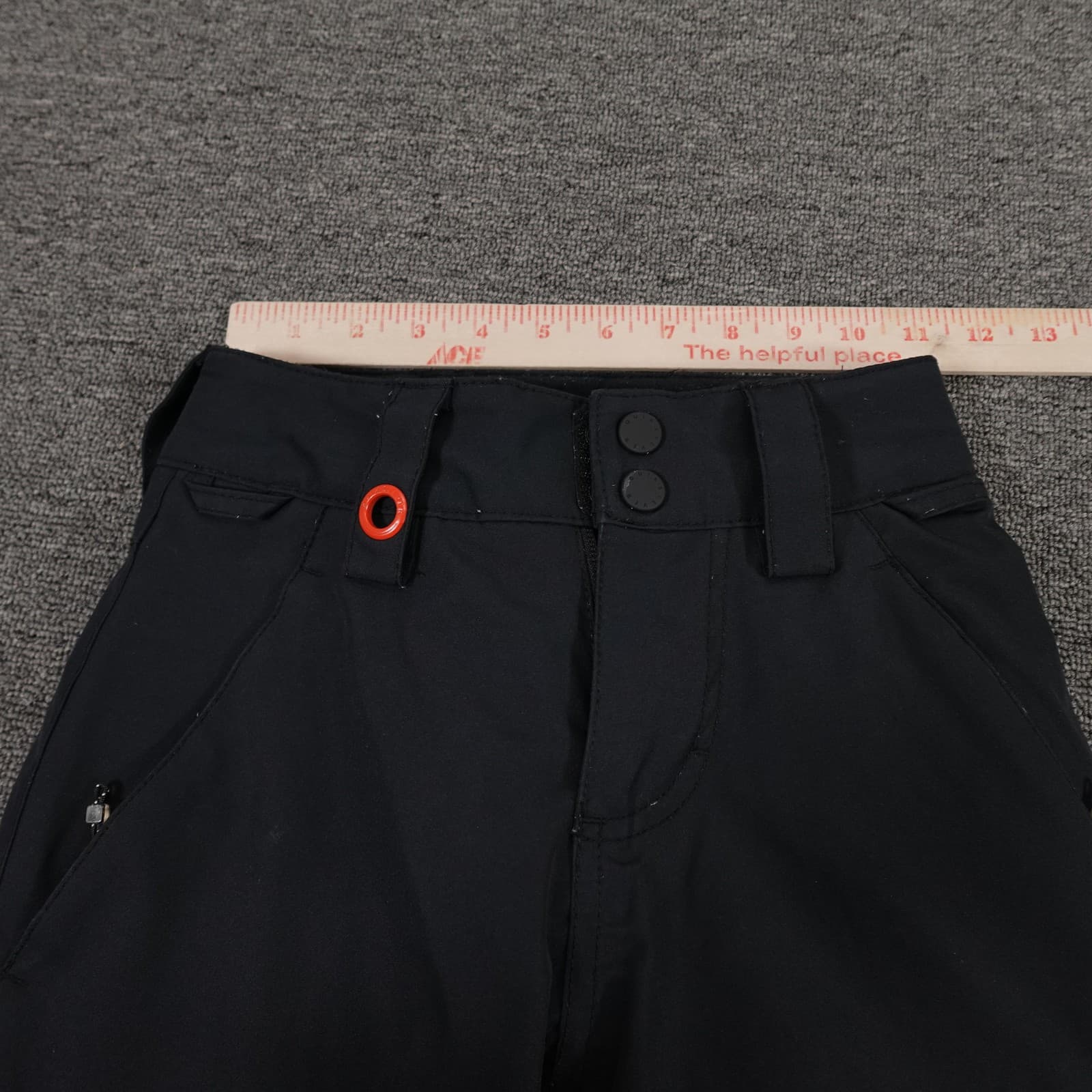 Quiksilver Snow Pants Youth 8 Black DryFlight 10K Insulated Cargo Ski Snowboard - Thumbnail 7
