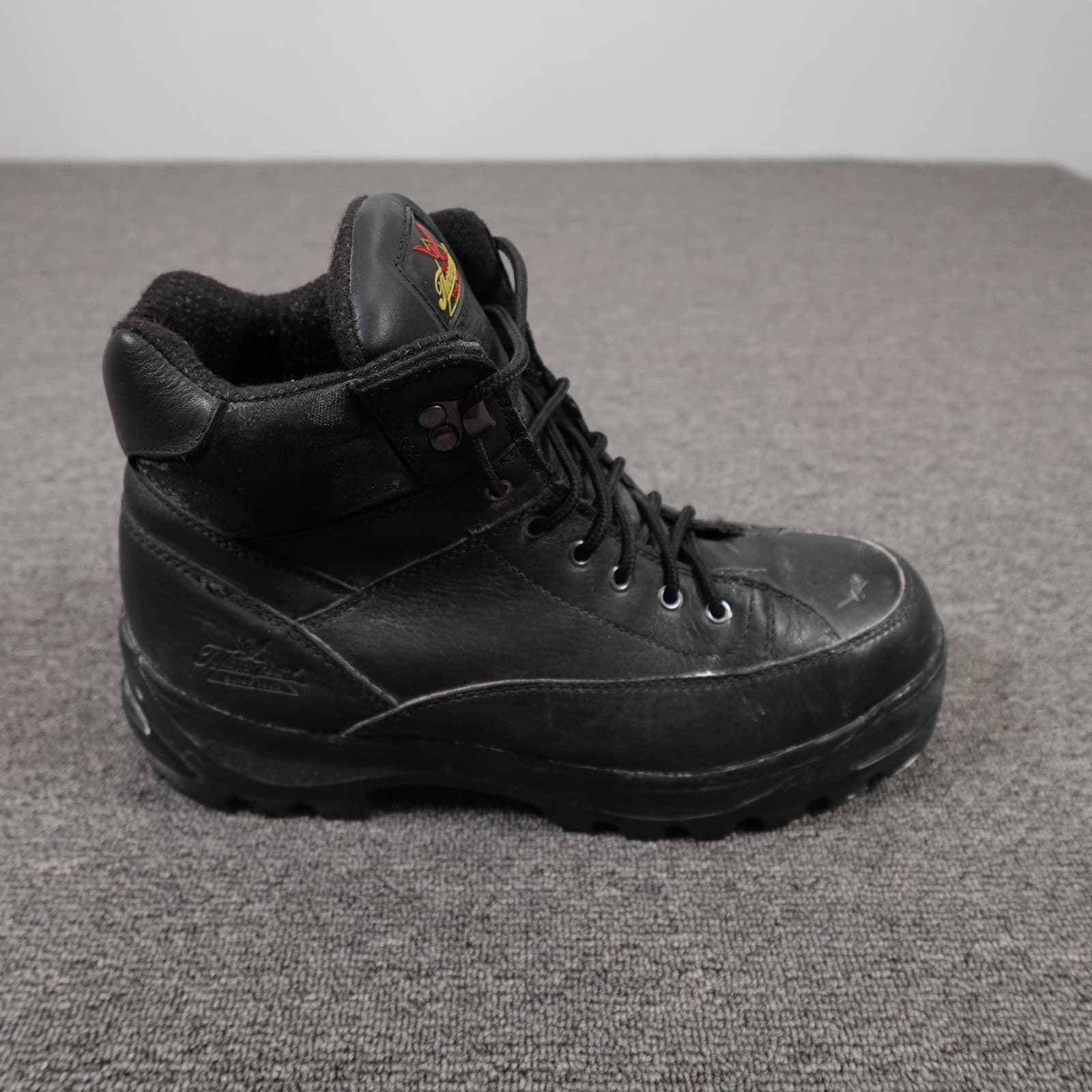 Thorogood Boots Mens Size 11 Black Leather Steel Toe Work Boots Ankle Combat - Thumbnail 11