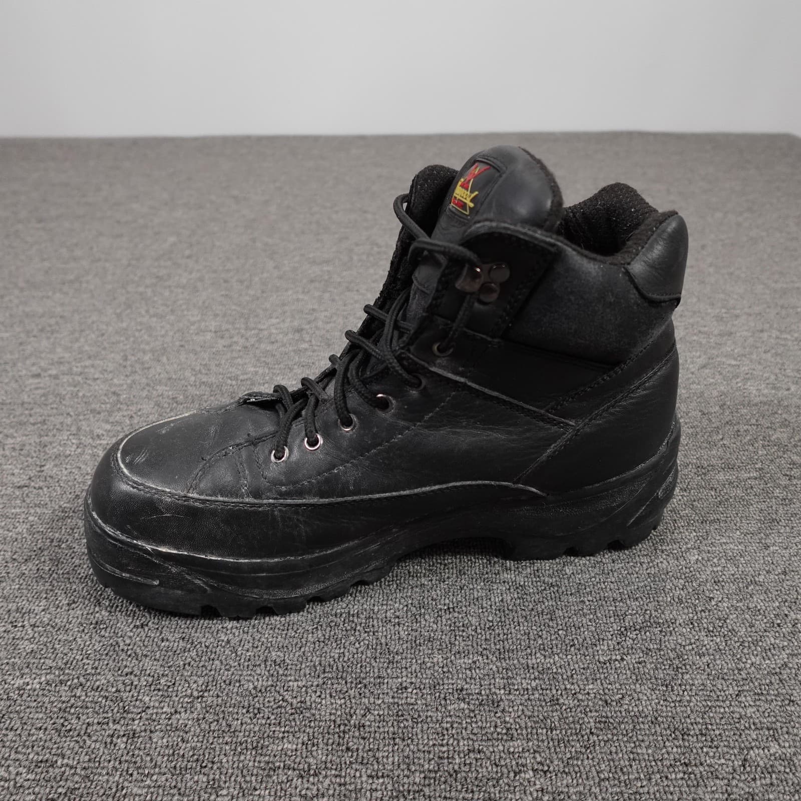 Thorogood Boots Mens Size 11 Black Leather Steel Toe Work Boots Ankle Combat - Thumbnail 9