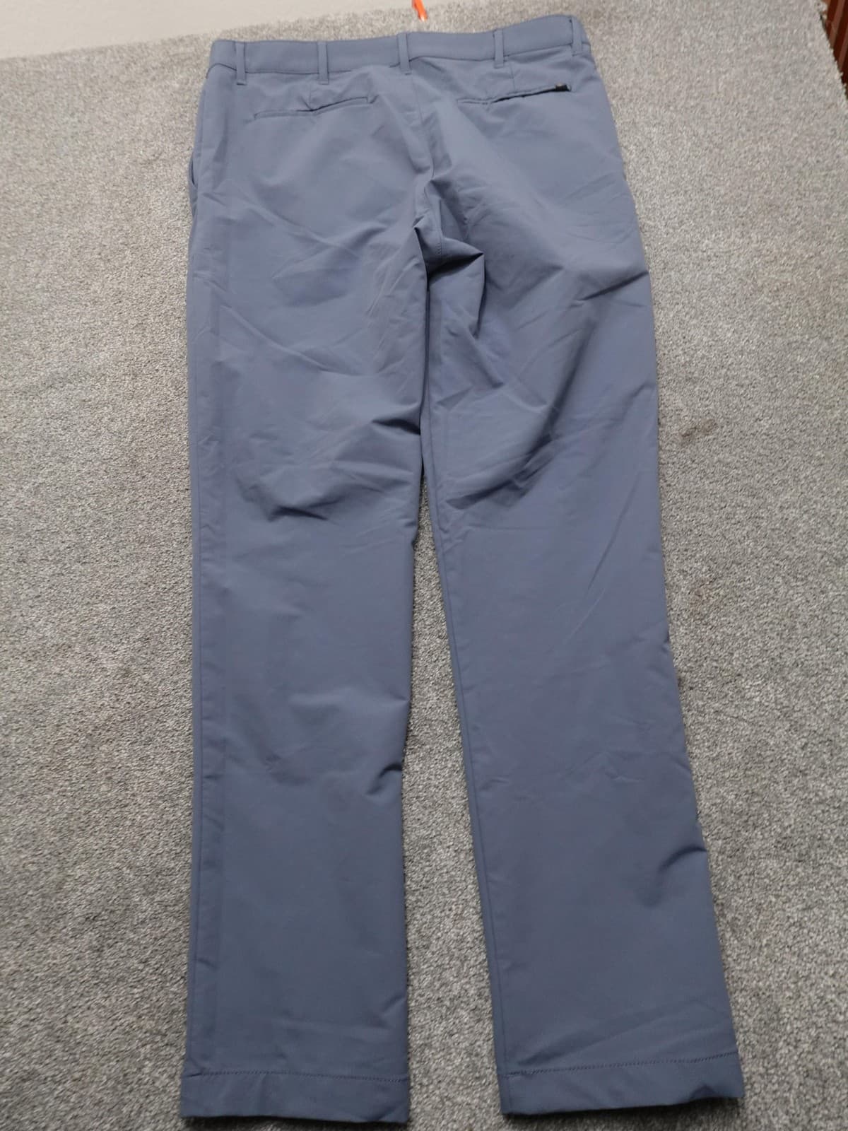 Banana Republic Pants Mens 38x34 Blue Performance Chino Straight Leg Polyester - Thumbnail 5