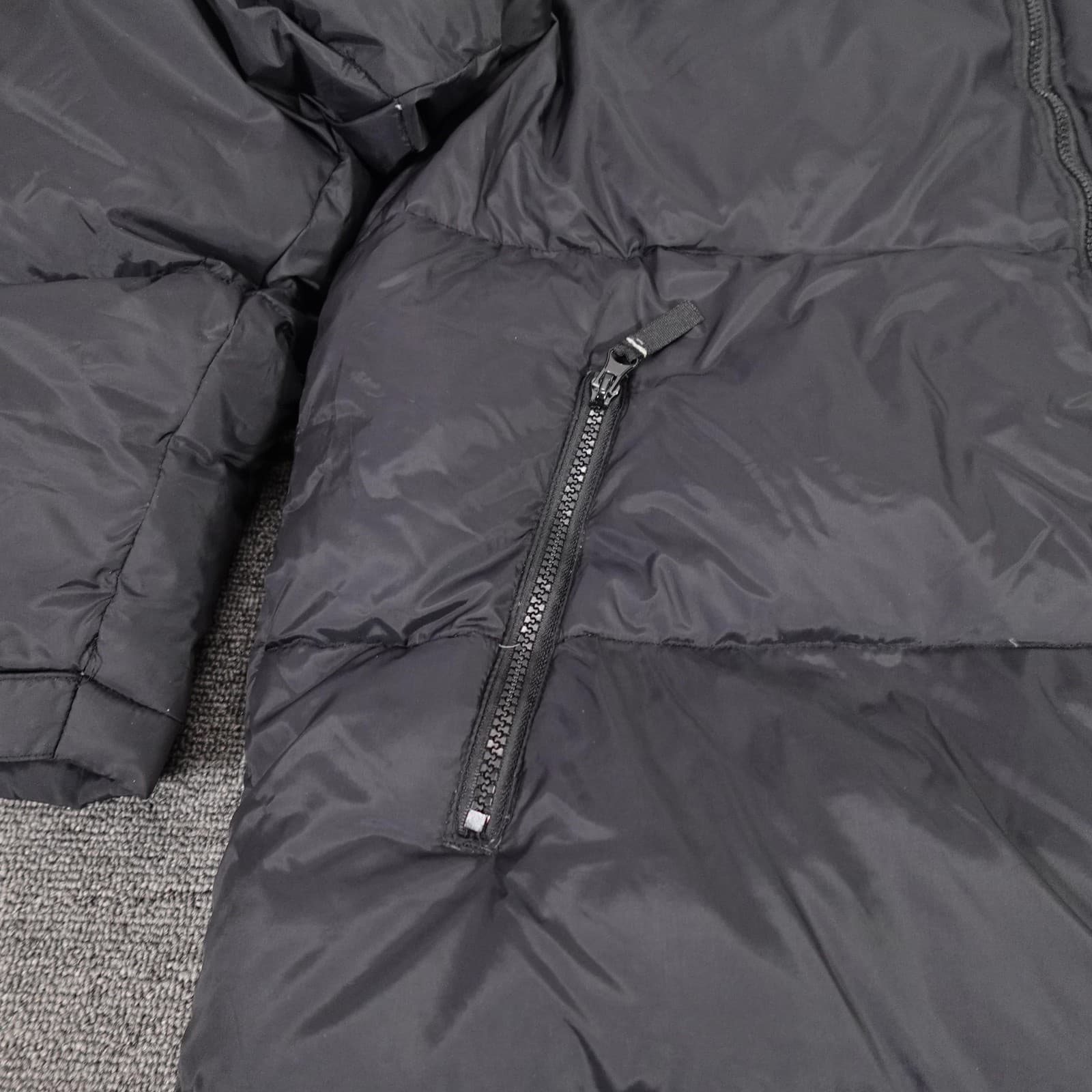 Vintage South Pole Jacket Large Black Down Puffer Full Zip Hip Hop Rap Tee Y2K - Thumbnail 3