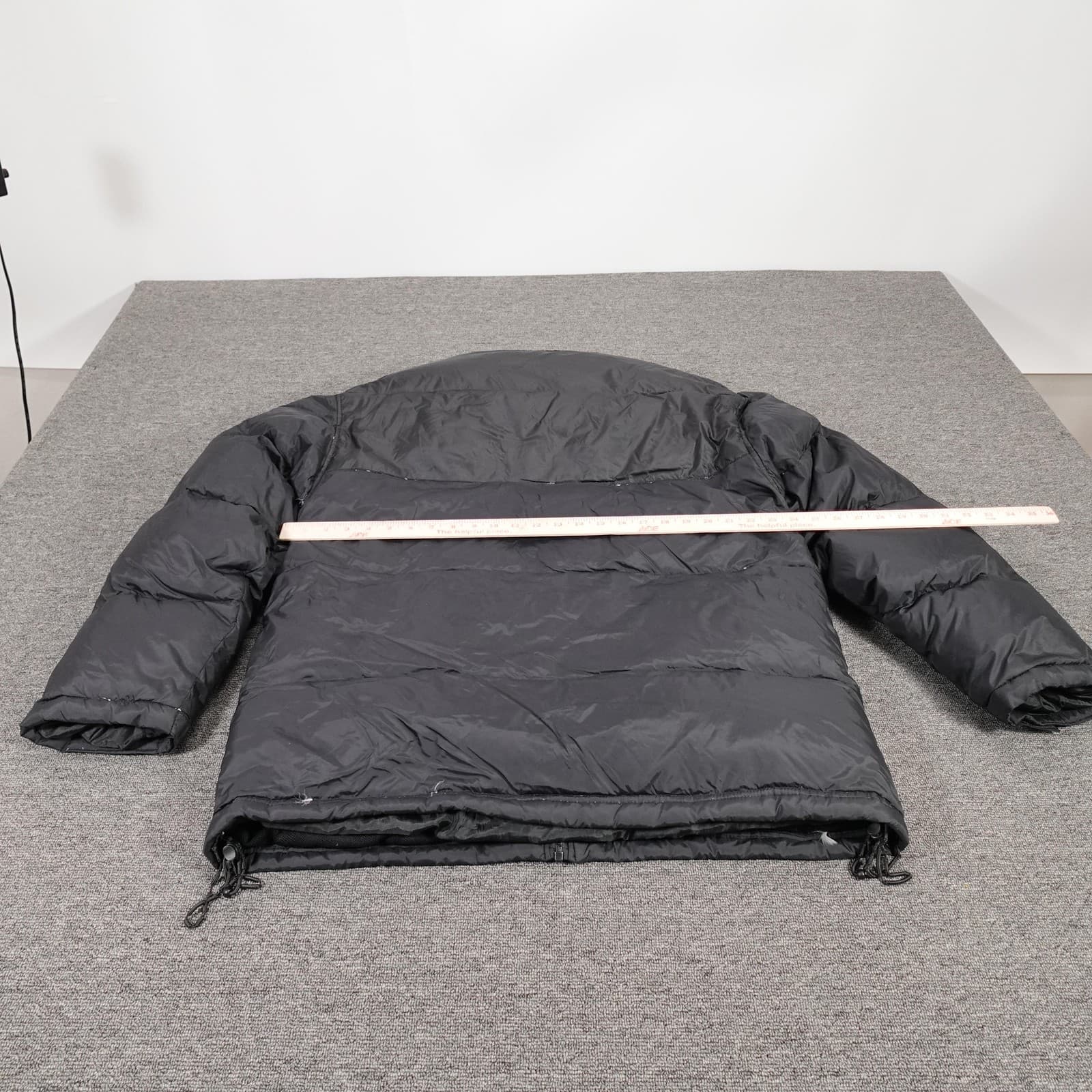 Vintage South Pole Jacket Large Black Down Puffer Full Zip Hip Hop Rap Tee Y2K - Thumbnail 6