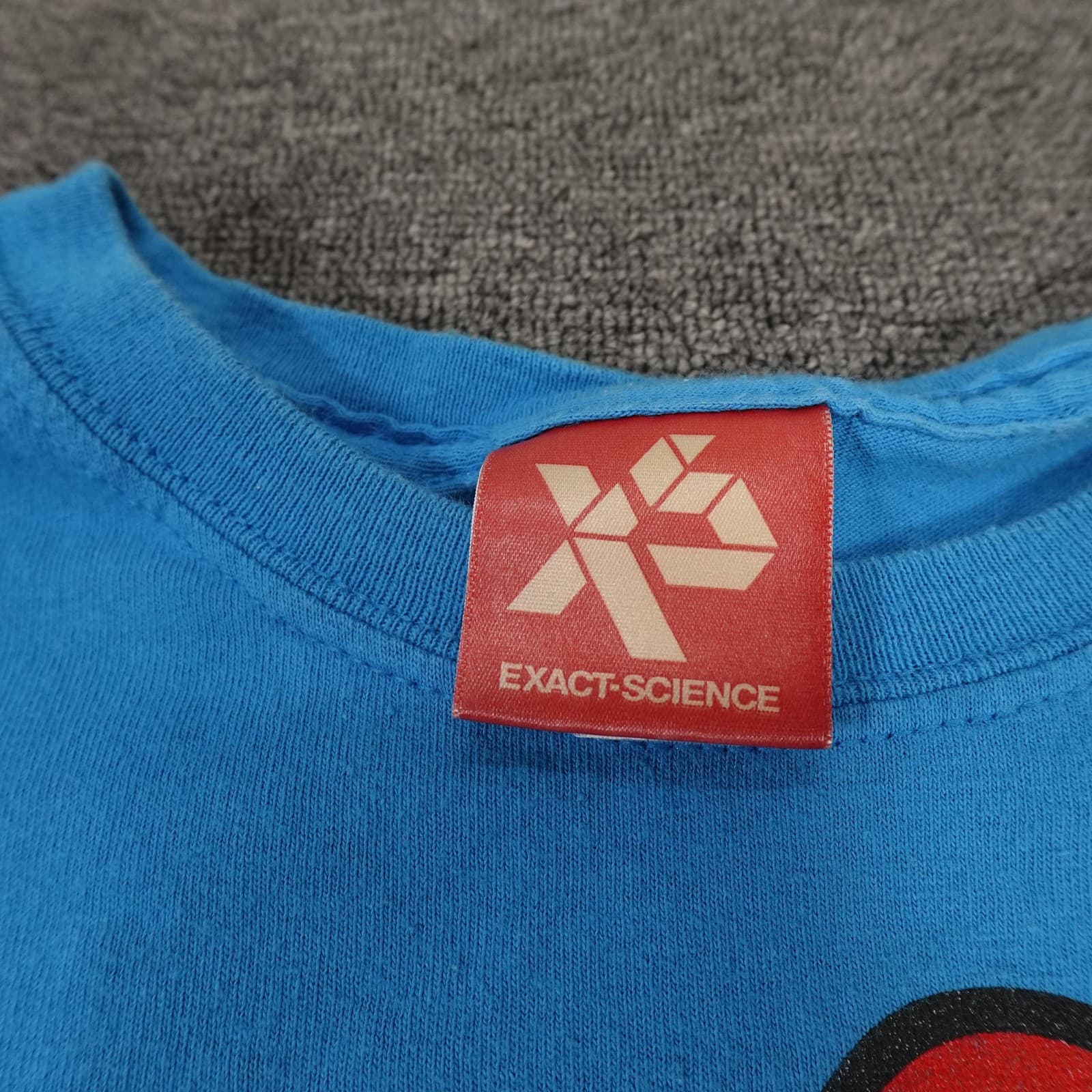Vintage Exact-Science Shirt Mens 2XL Blue Keep Your Kicks Graphic Tee 90s - Thumbnail 4