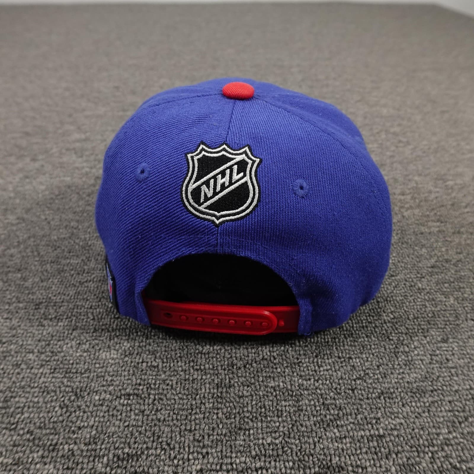 New York Rangers Hat Cap Snap Back Boys One Size Blue Red NHL Hockey Youth - Thumbnail 5