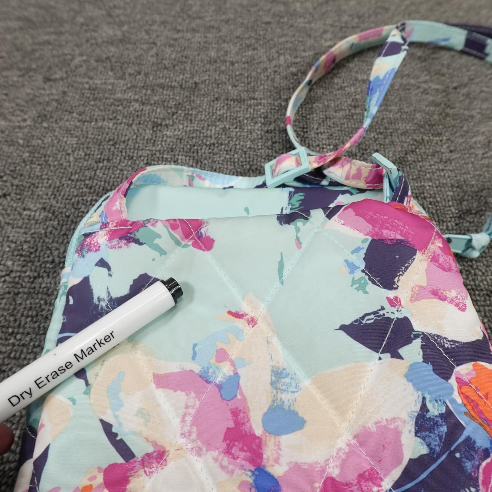 Vera Bradley Crossbody Bag Womens Small Multicolor Floral Quilted Travel - Thumbnail 5
