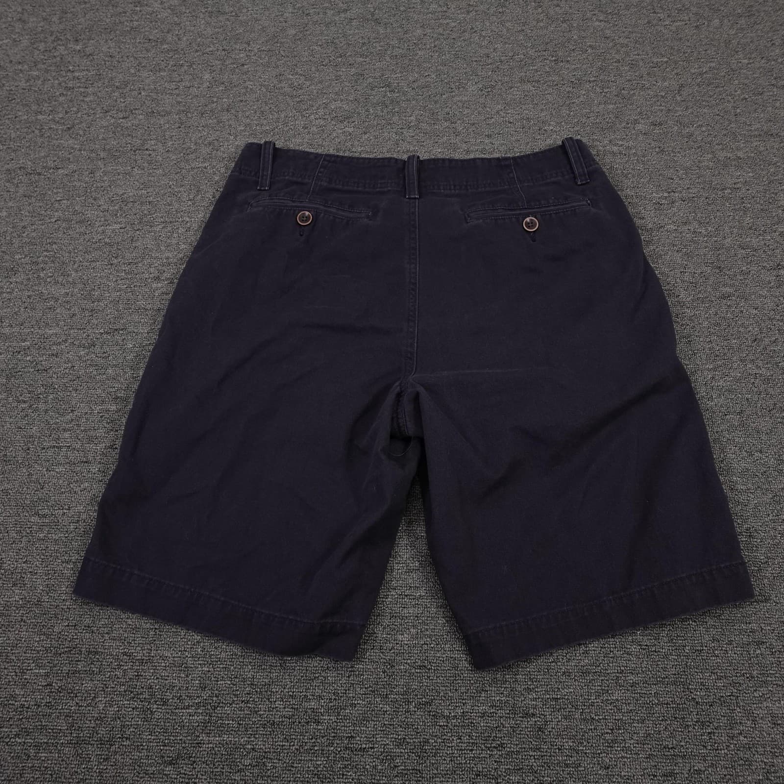 Sonoma Life + Style Shorts Mens 33 Blue Chino Flat Front 11 Inseam Casual - Thumbnail 4