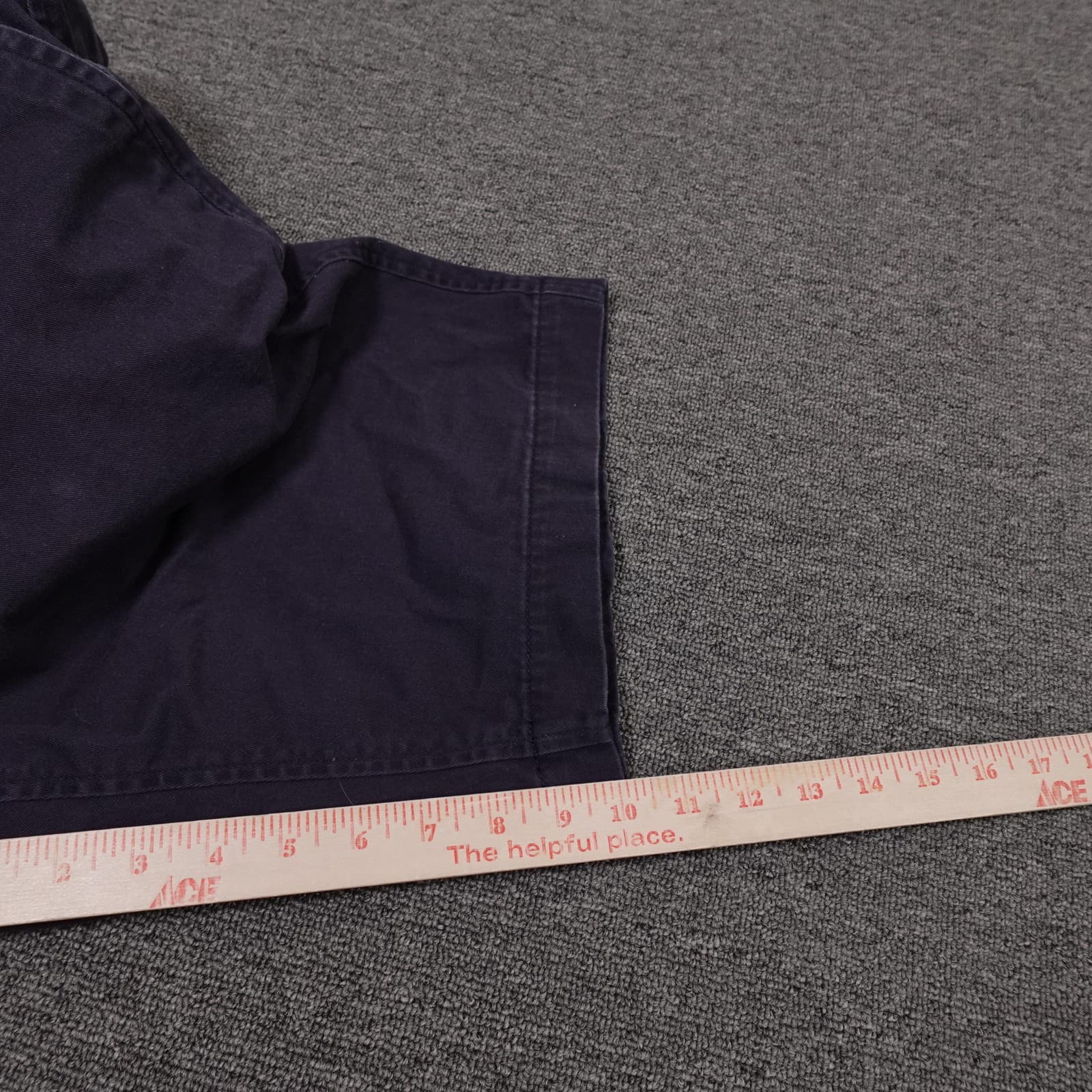 Sonoma Life + Style Shorts Mens 33 Blue Chino Flat Front 11 Inseam Casual - Thumbnail 6