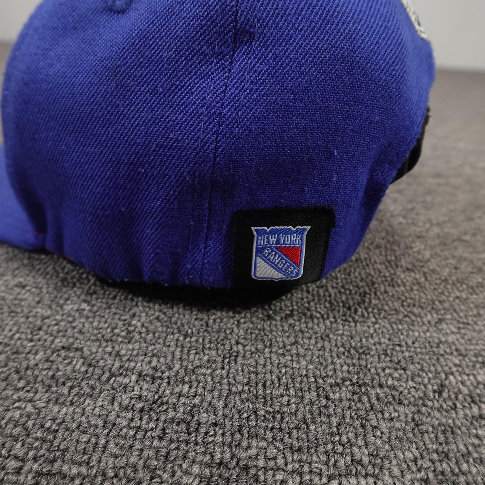 New York Rangers Hat Cap Snap Back Boys One Size Blue Red NHL Hockey Youth - Thumbnail 4
