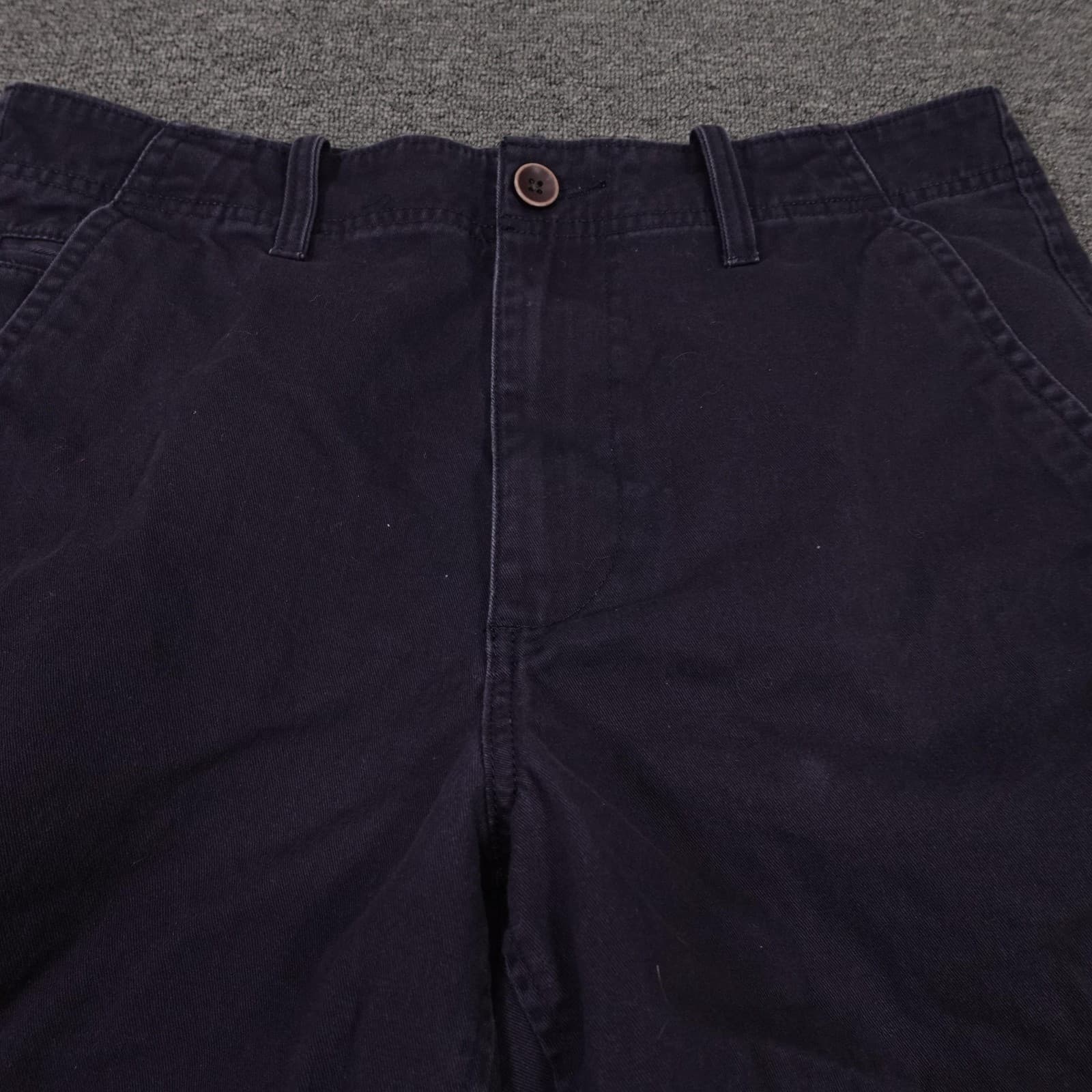 Sonoma Life + Style Shorts Mens 33 Blue Chino Flat Front 11 Inseam Casual - Thumbnail 2