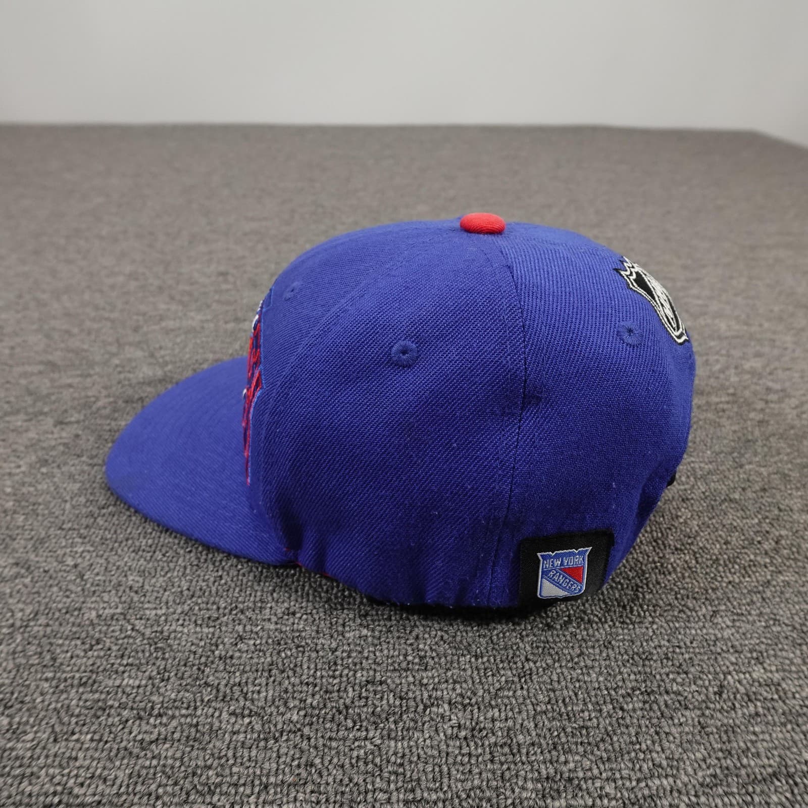 New York Rangers Hat Cap Snap Back Boys One Size Blue Red NHL Hockey Youth - Thumbnail 3