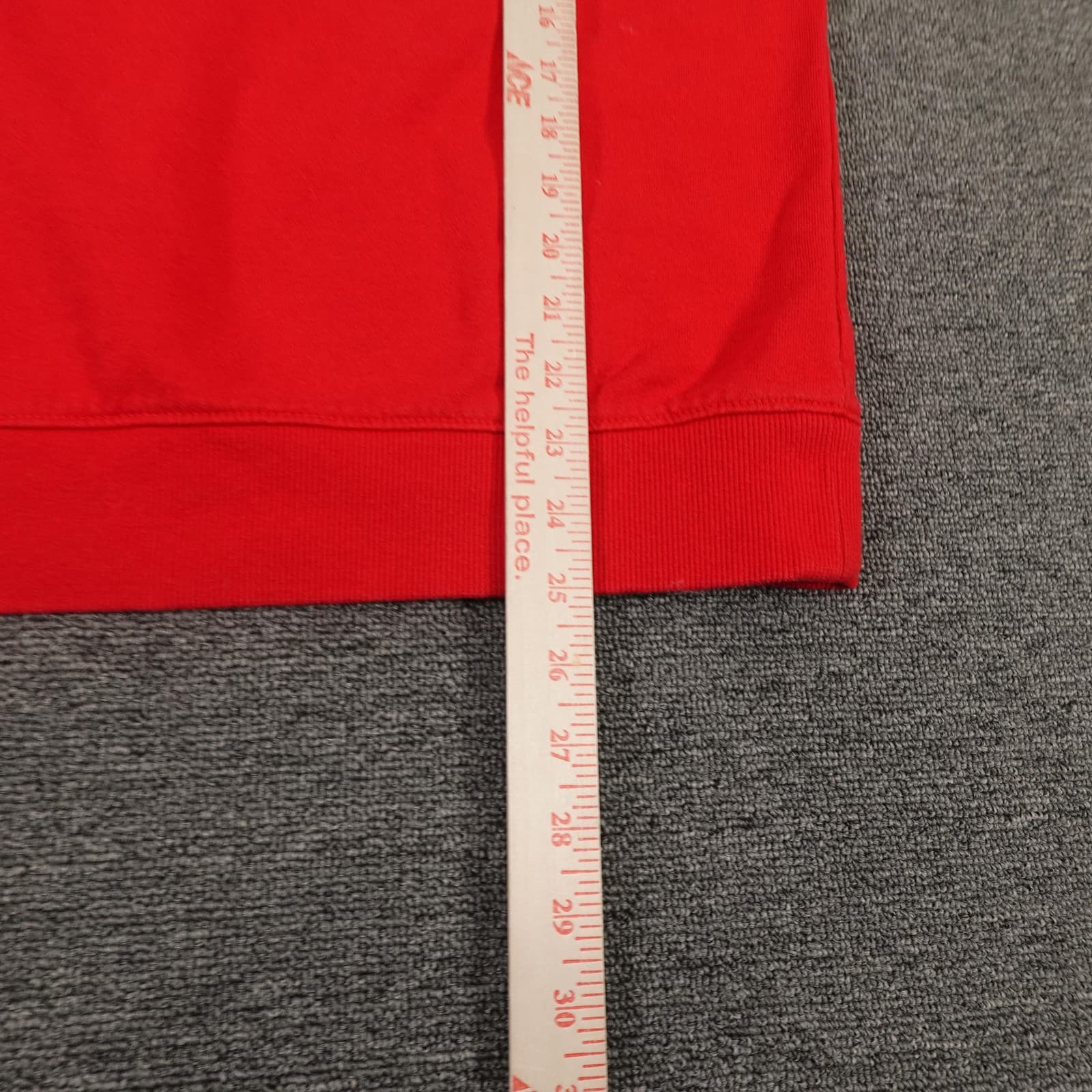 Vans Hoodie Womens Medium Red Pullover Brighton Name Embroidered Logo Skate - Thumbnail 12