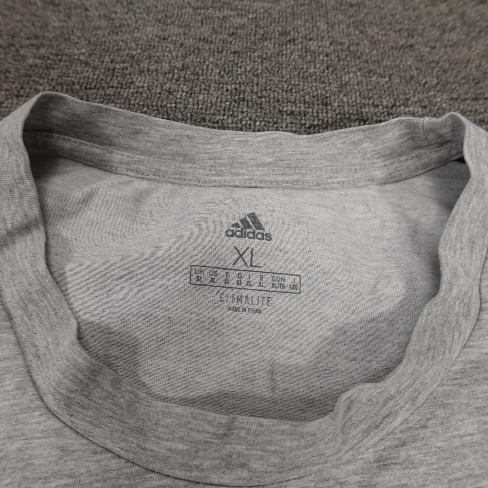 Adidas Terrex Shirt Womens XL Gray Climalite Short Sleeve Hiking Running Tee - Thumbnail 3
