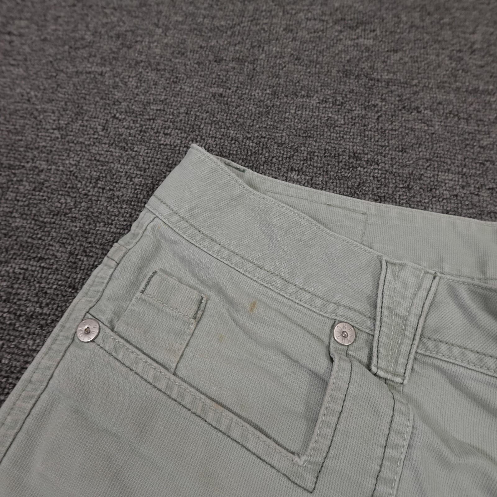 Unionbay Shorts Juniors 13 Green Utility Twill Button Pockets Casual 3.5 Inseam - Thumbnail 3