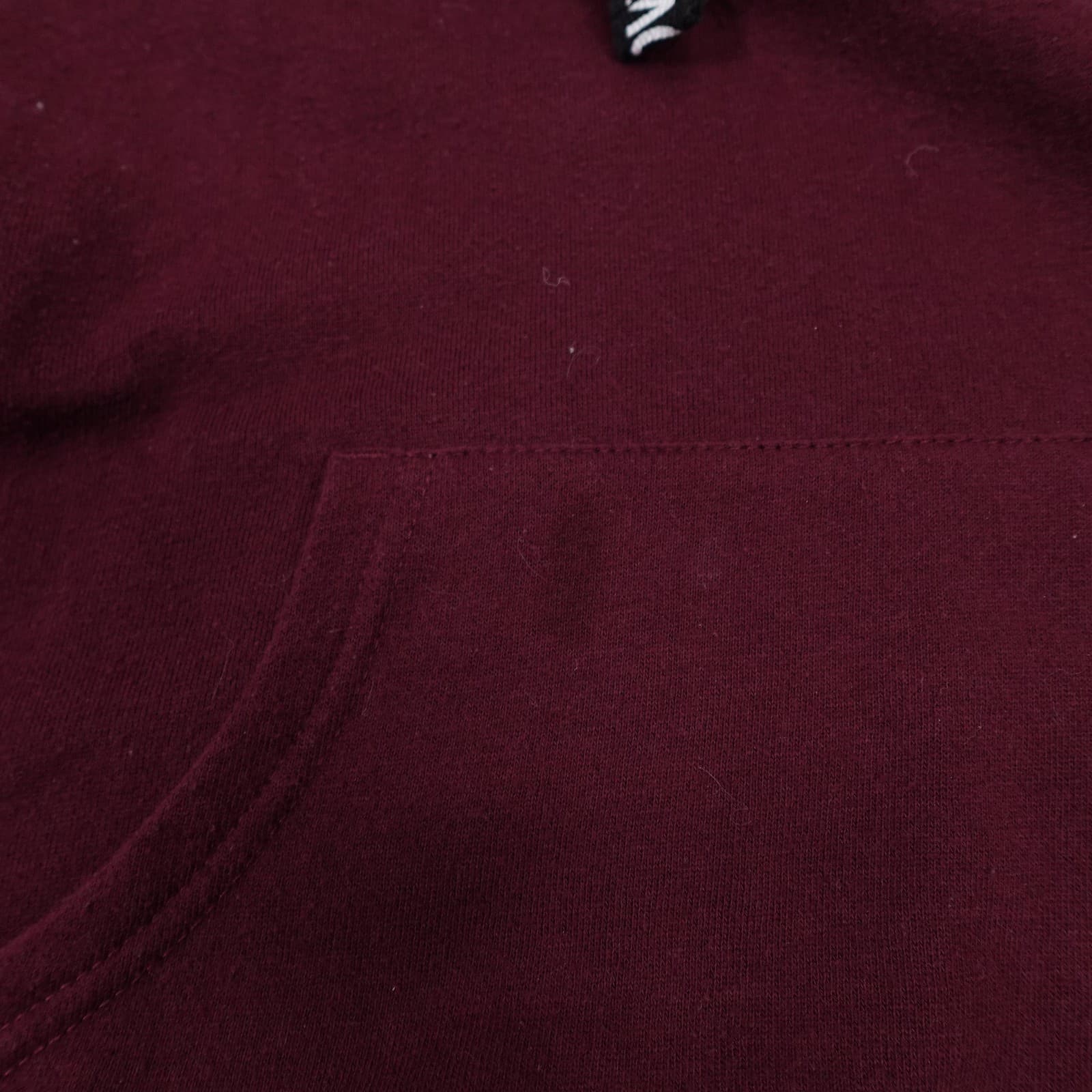 Reflex Hoodie Womens Medium Red Pullover Fleece LOVE Sleeve Kangaroo Pocket - Thumbnail 3