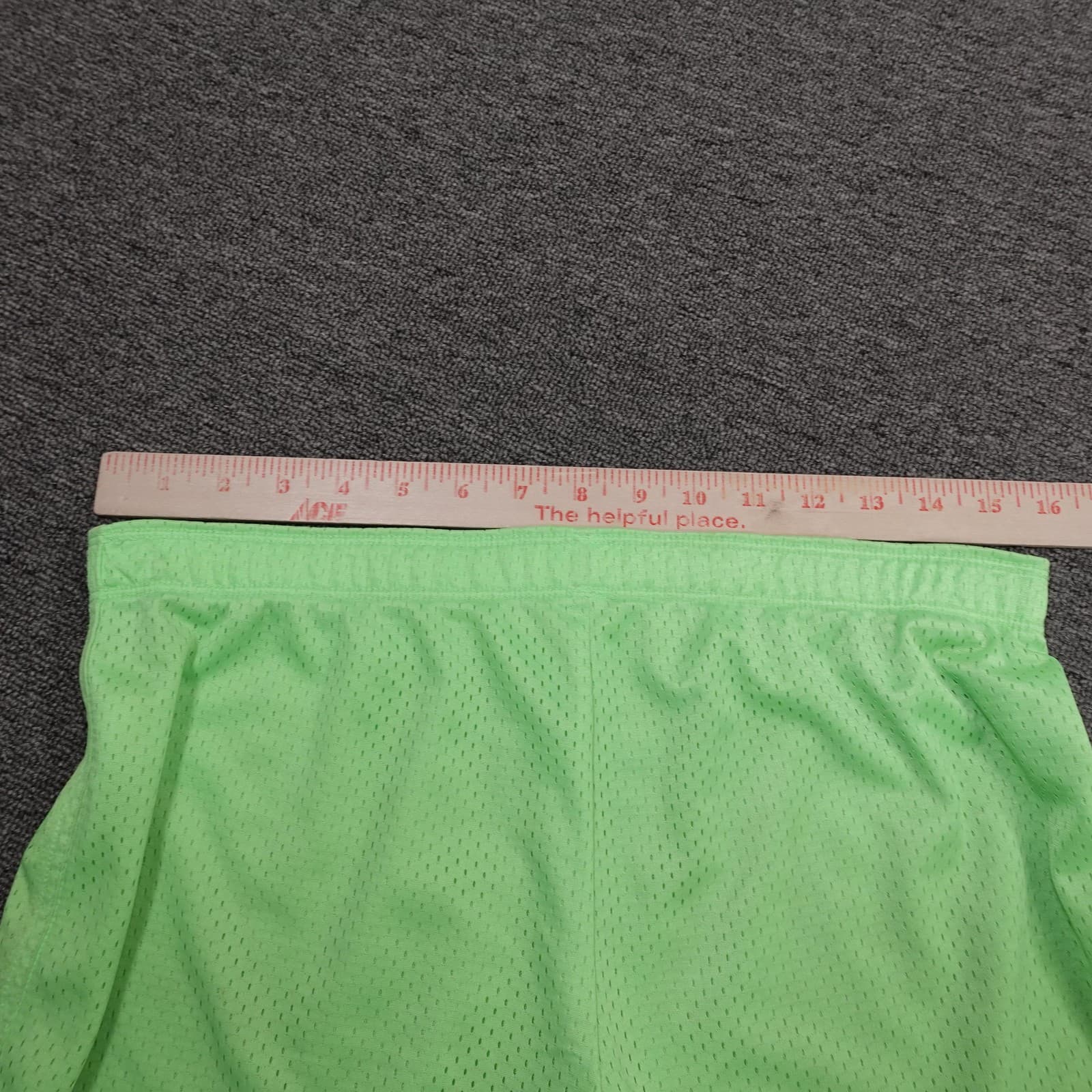 SO Shorts Teens Medium Green Mesh Lined Athletic 3.5 In Rave Running - Thumbnail 5