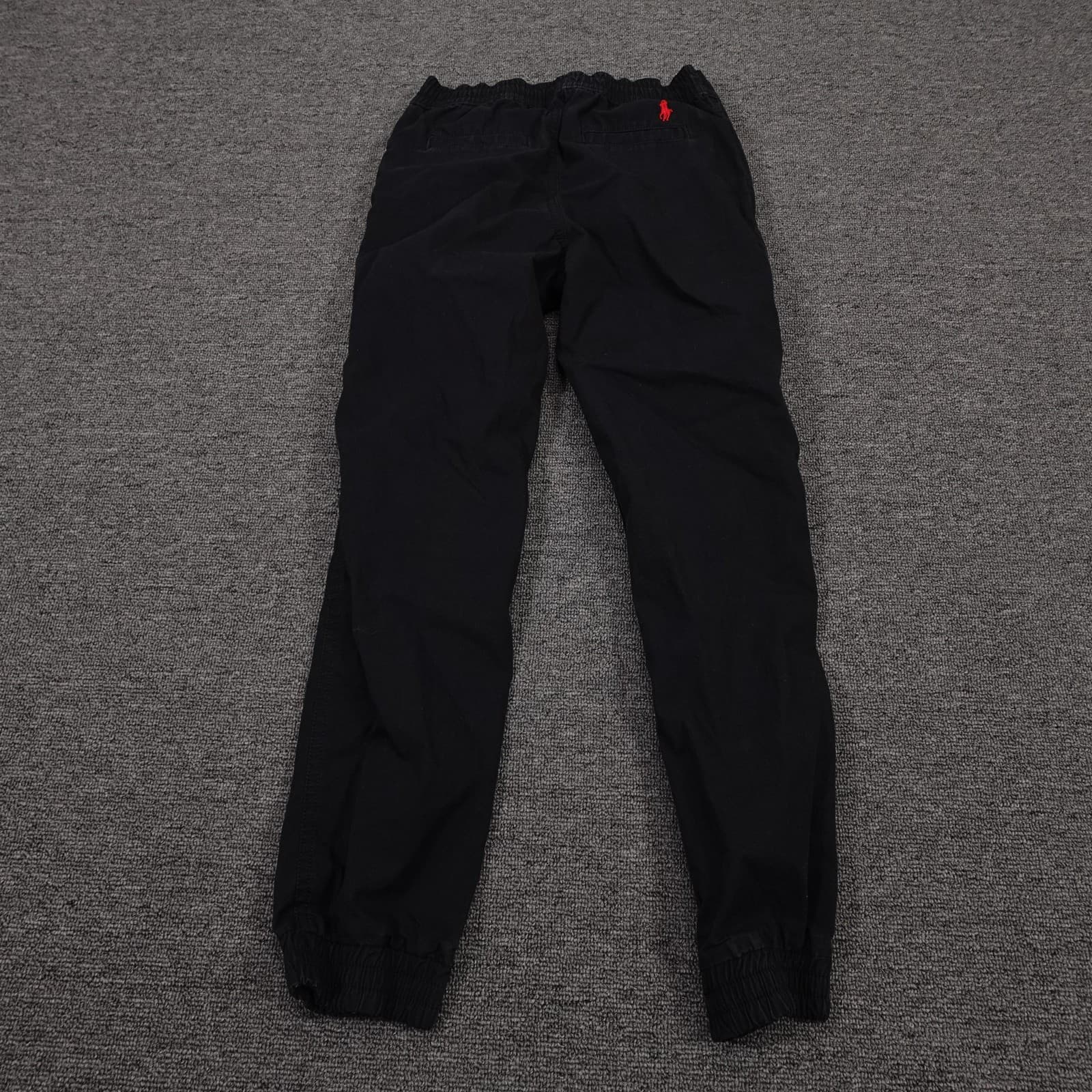 Polo Ralph Lauren Pants Kids 8 Black Jogger Elastic Waist Cotton Pull On Casual - Thumbnail 2