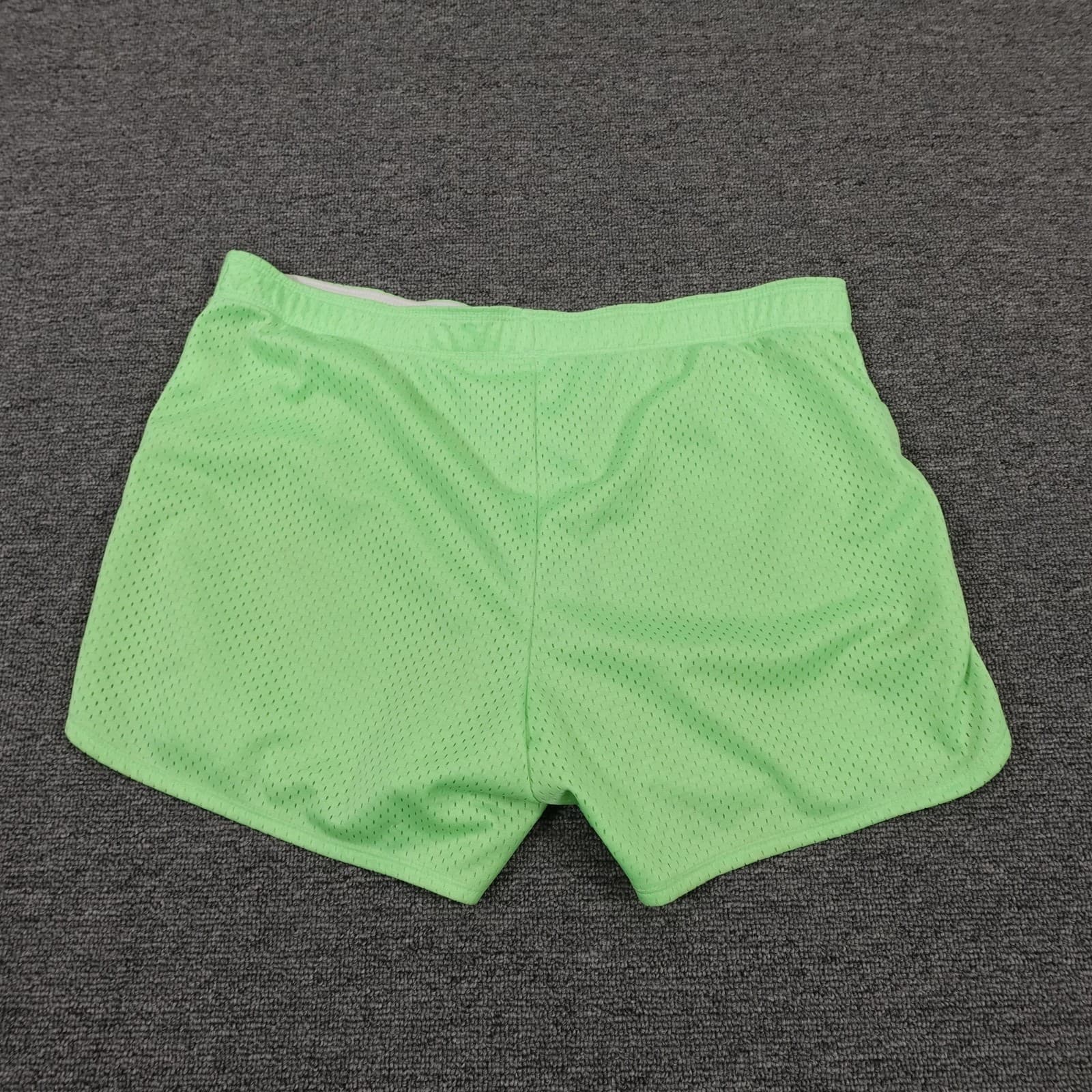 SO Shorts Teens Medium Green Mesh Lined Athletic 3.5 In Rave Running - Thumbnail 2