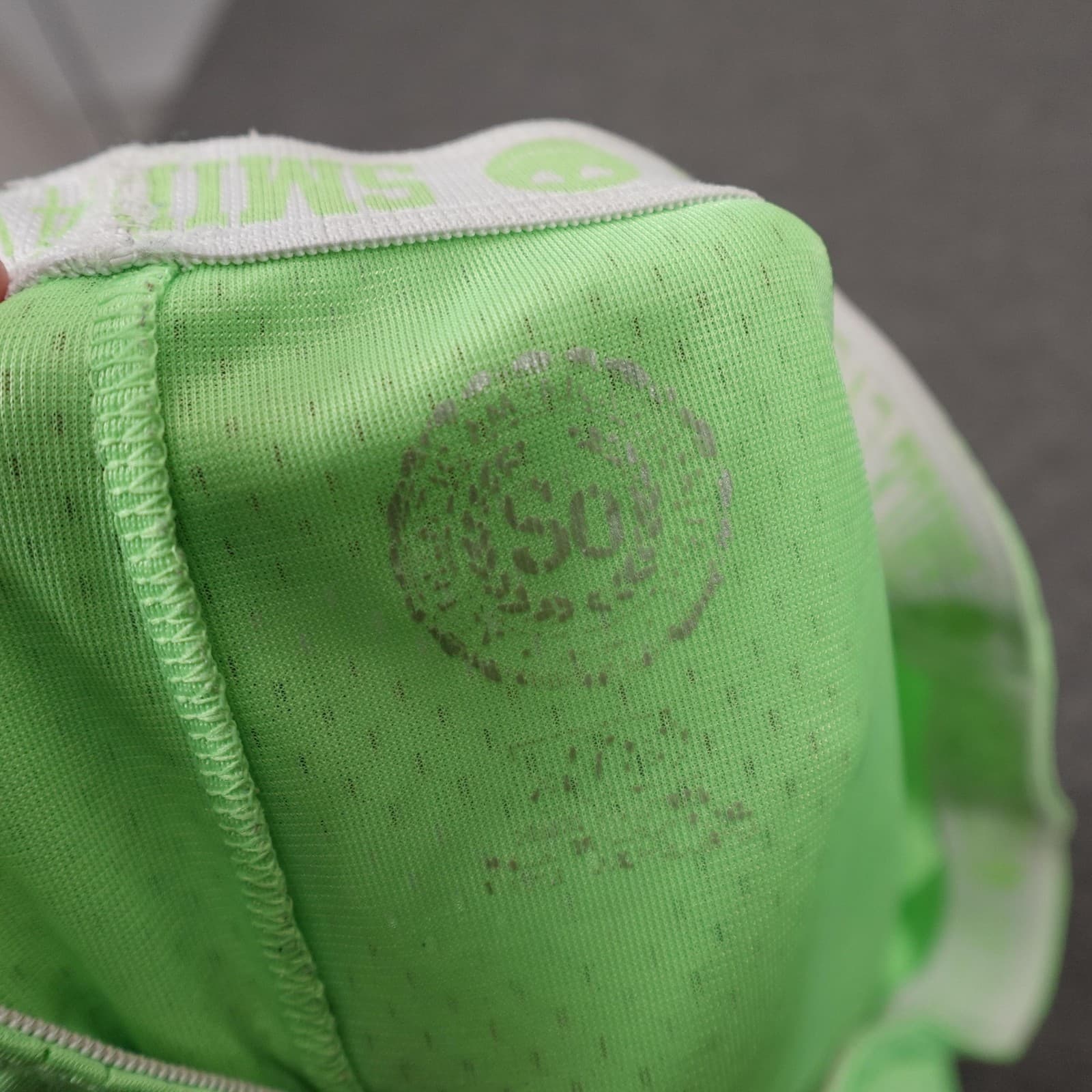 SO Shorts Teens Medium Green Mesh Lined Athletic 3.5 In Rave Running - Thumbnail 3