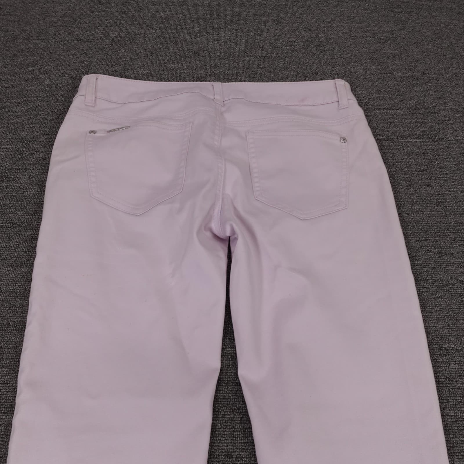 Celebrity Pink Jeans Juniors 11 Purple Sweet Lilac Slim Straight Stretch 32x31 - Thumbnail 4