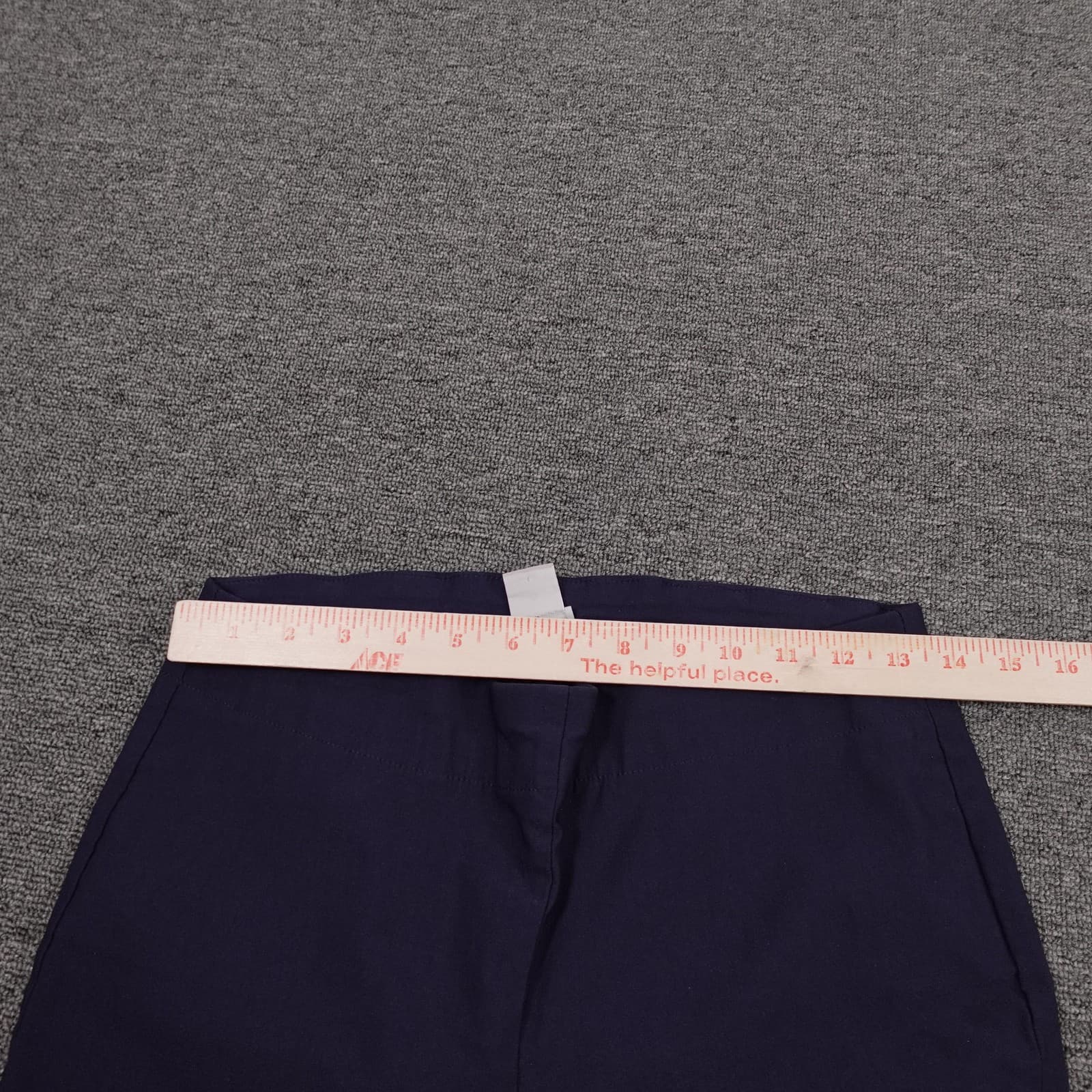 Chicos Pants Womens 0 Blue Ponte Capri Crop Pull On Elastic Waist Stretch Casual - Thumbnail 5
