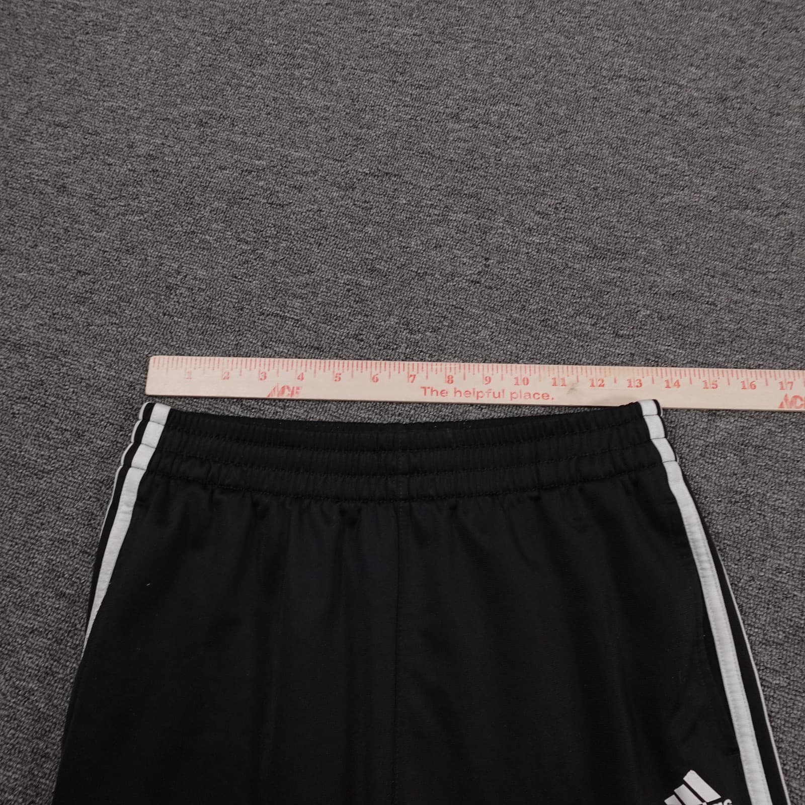 Adidas Pants Youth Large 14-16 Black Knit Track Stripe Elastic Waist Athletic - Thumbnail 7