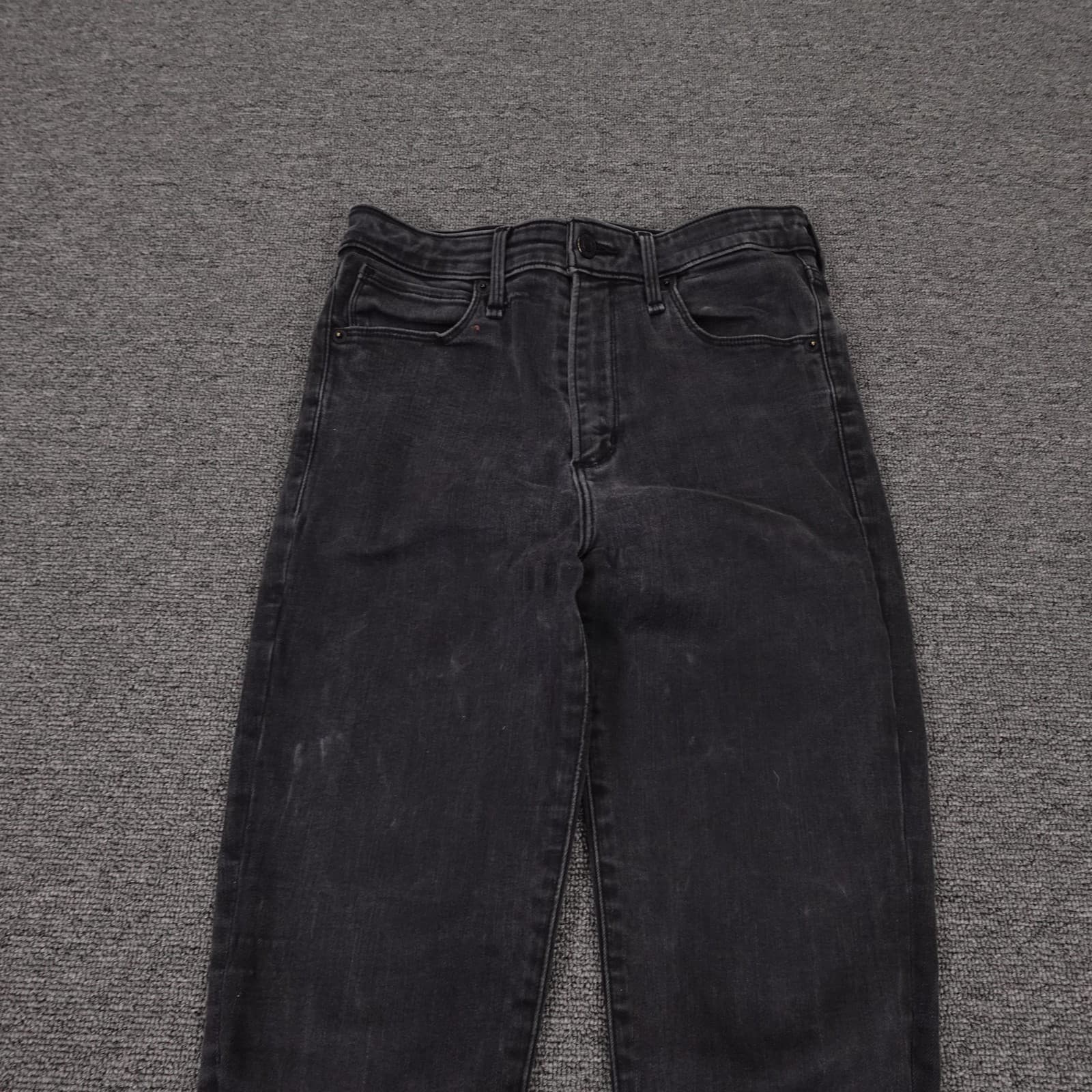 Abercrombie & Fitch Jeans Womens 26 Charcoal Simone High Rise Super Skinny 26x27 - Thumbnail 2