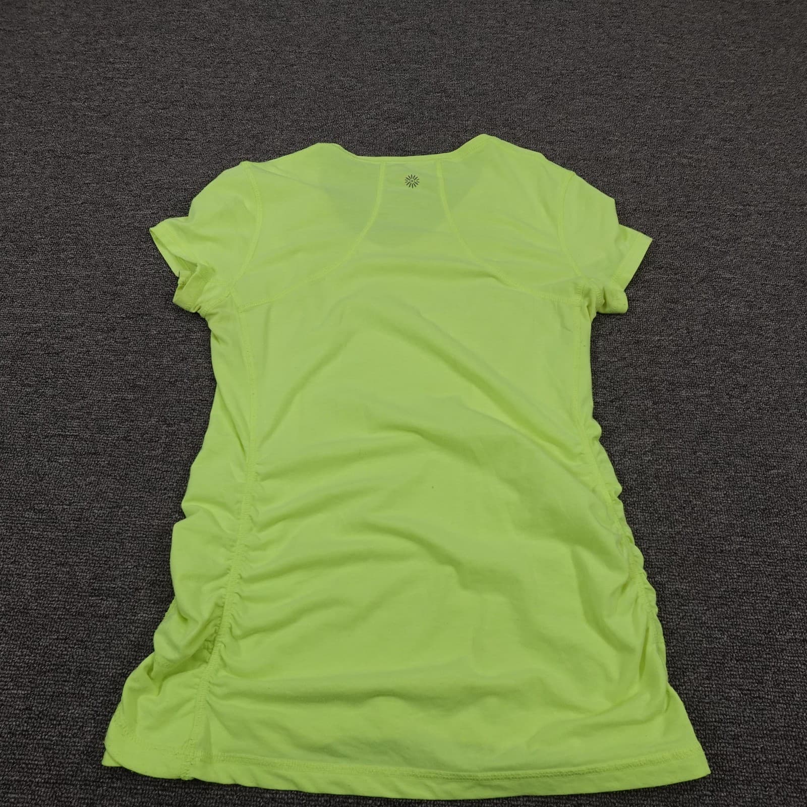 Tangerine Shirt Womens Small Green Short Sleeve Rave Athletic Top Running - Thumbnail 5