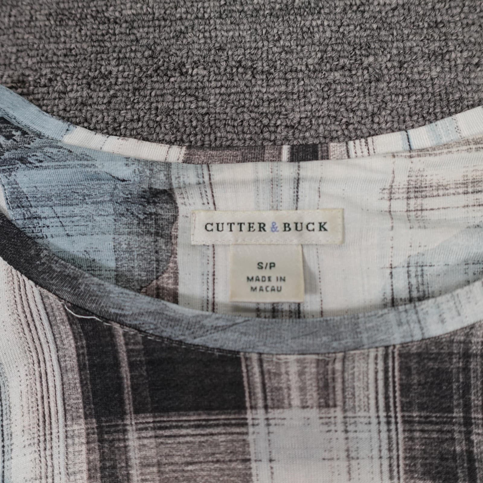 Cutter & Buck Floral Shirt Womens Small Multicolor Golf Preppy Stretch - Thumbnail 2