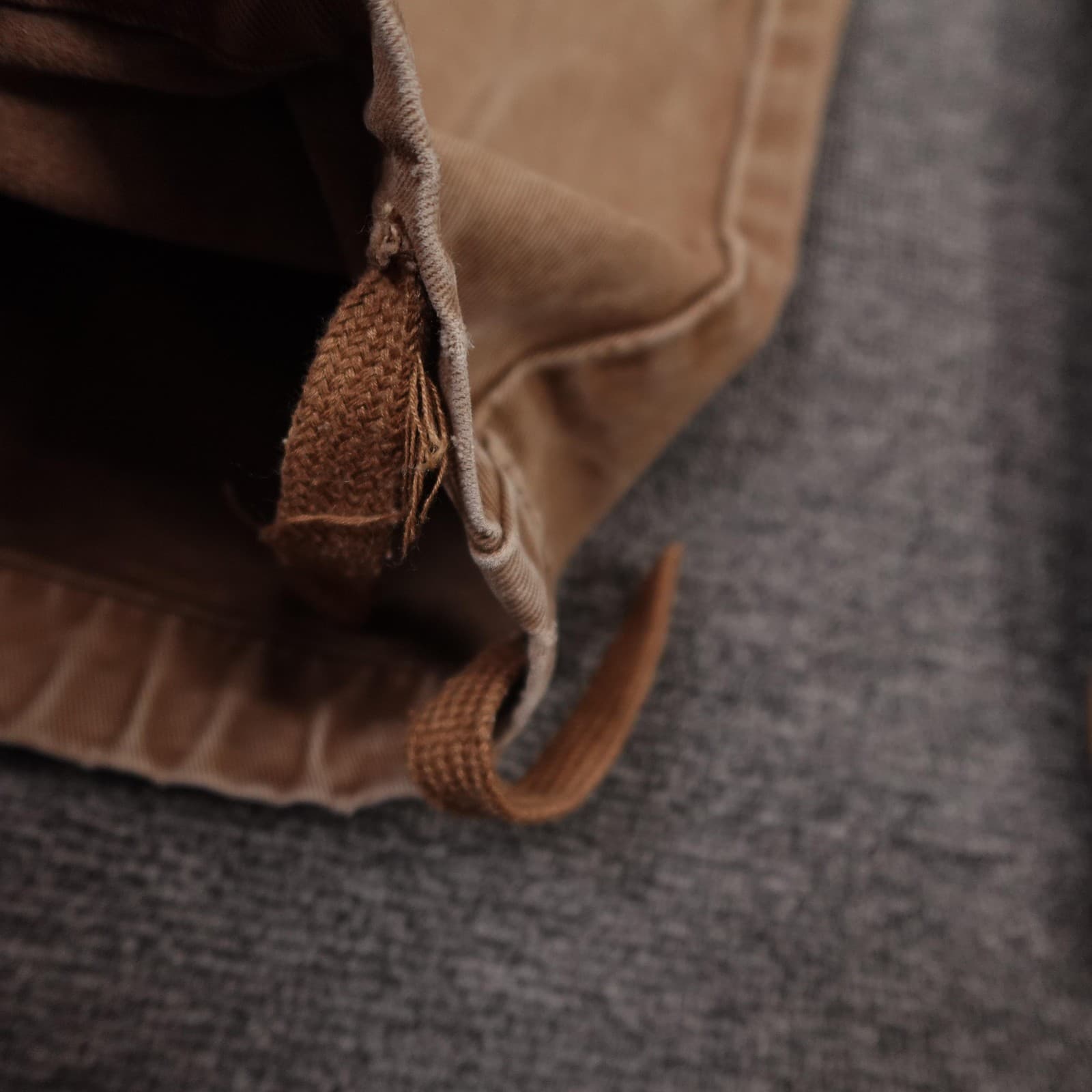 Banana Republic Cargo Pants Mens 33x27 Brown Relaxed Fit Canvas Casual Workwear - Thumbnail 4