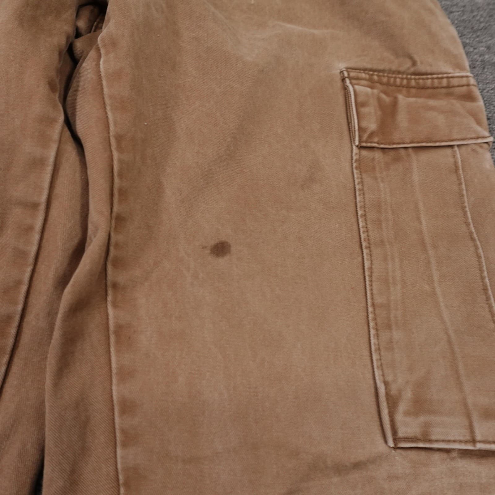 Banana Republic Cargo Pants Mens 33x27 Brown Relaxed Fit Canvas Casual Workwear - Thumbnail 2