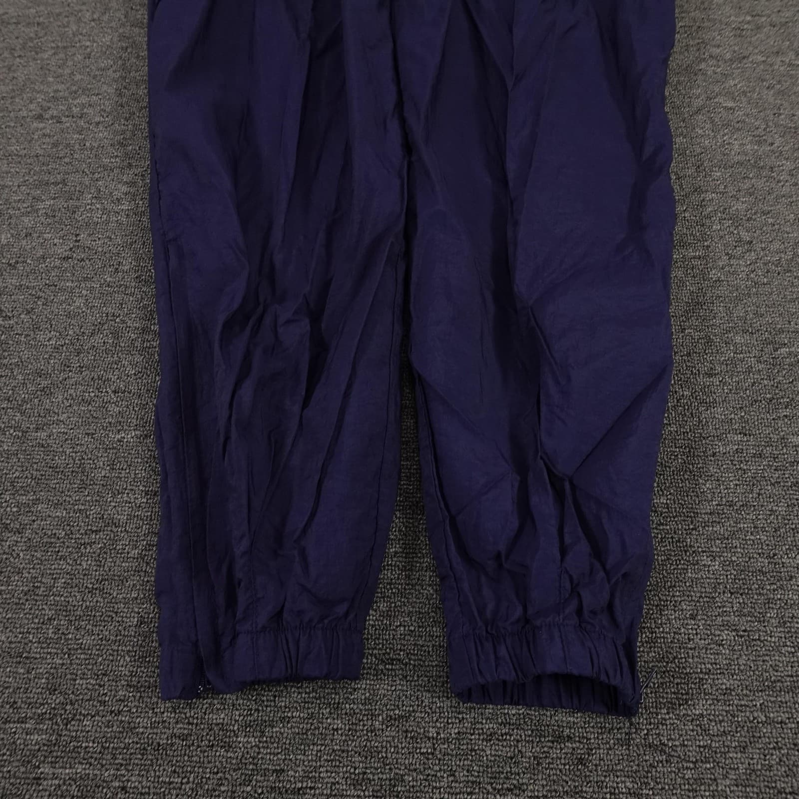 Vintage Nike Track Pants Mens Large Blue Nylon Jogger Elastic Waist 90s Y2K - Thumbnail 2