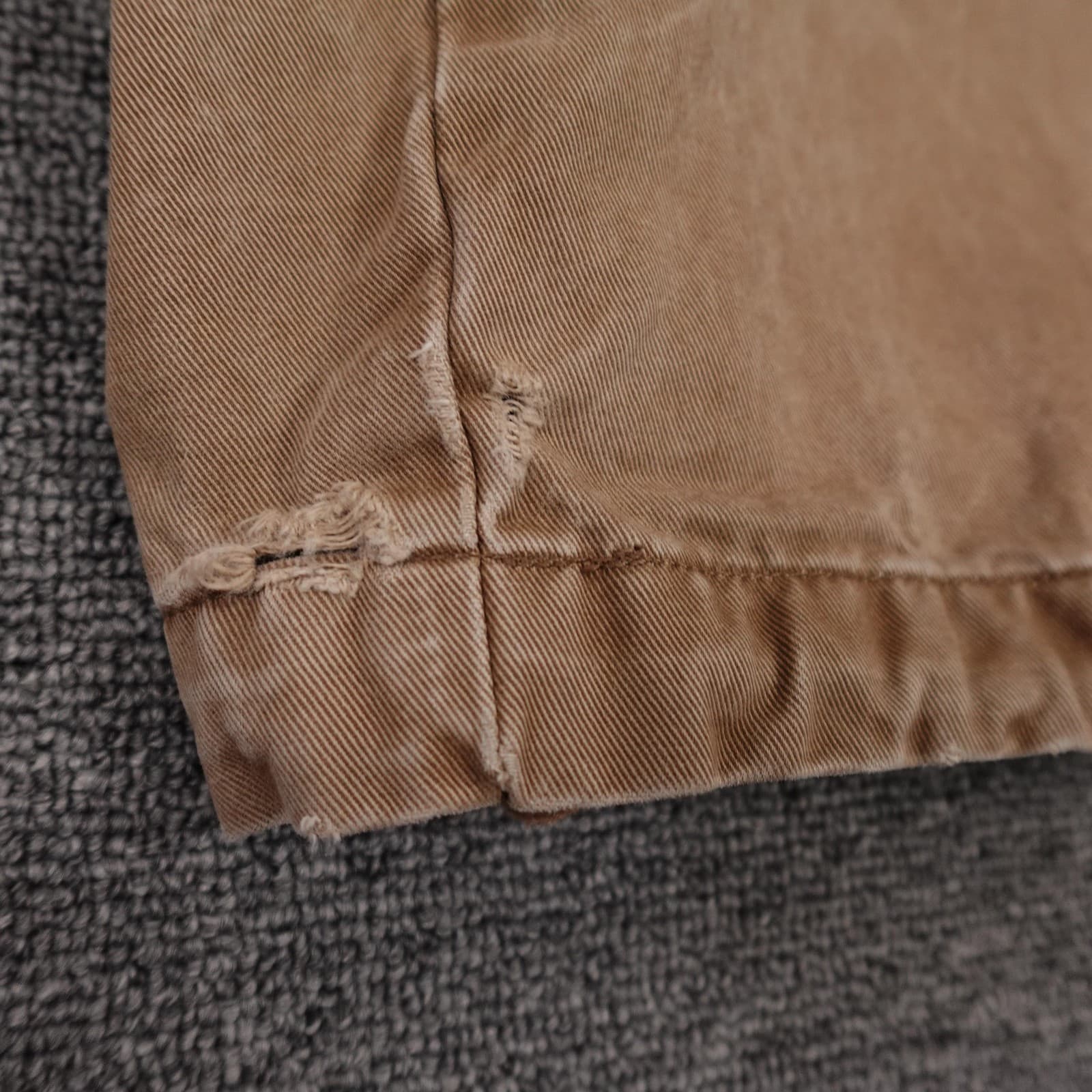 Banana Republic Cargo Pants Mens 33x27 Brown Relaxed Fit Canvas Casual Workwear - Thumbnail 3