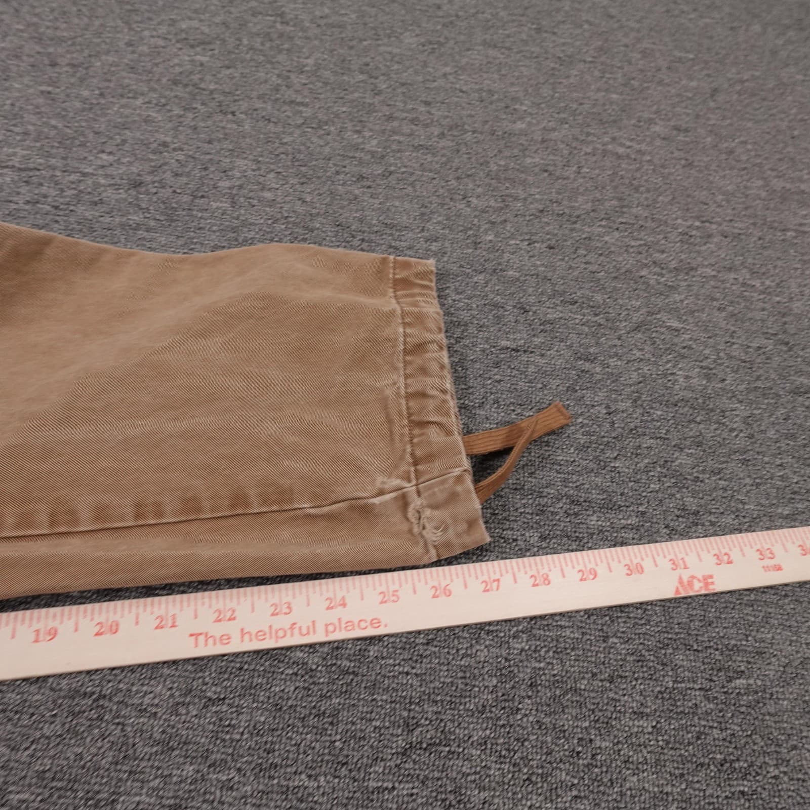 Banana Republic Cargo Pants Mens 33x27 Brown Relaxed Fit Canvas Casual Workwear - Thumbnail 10