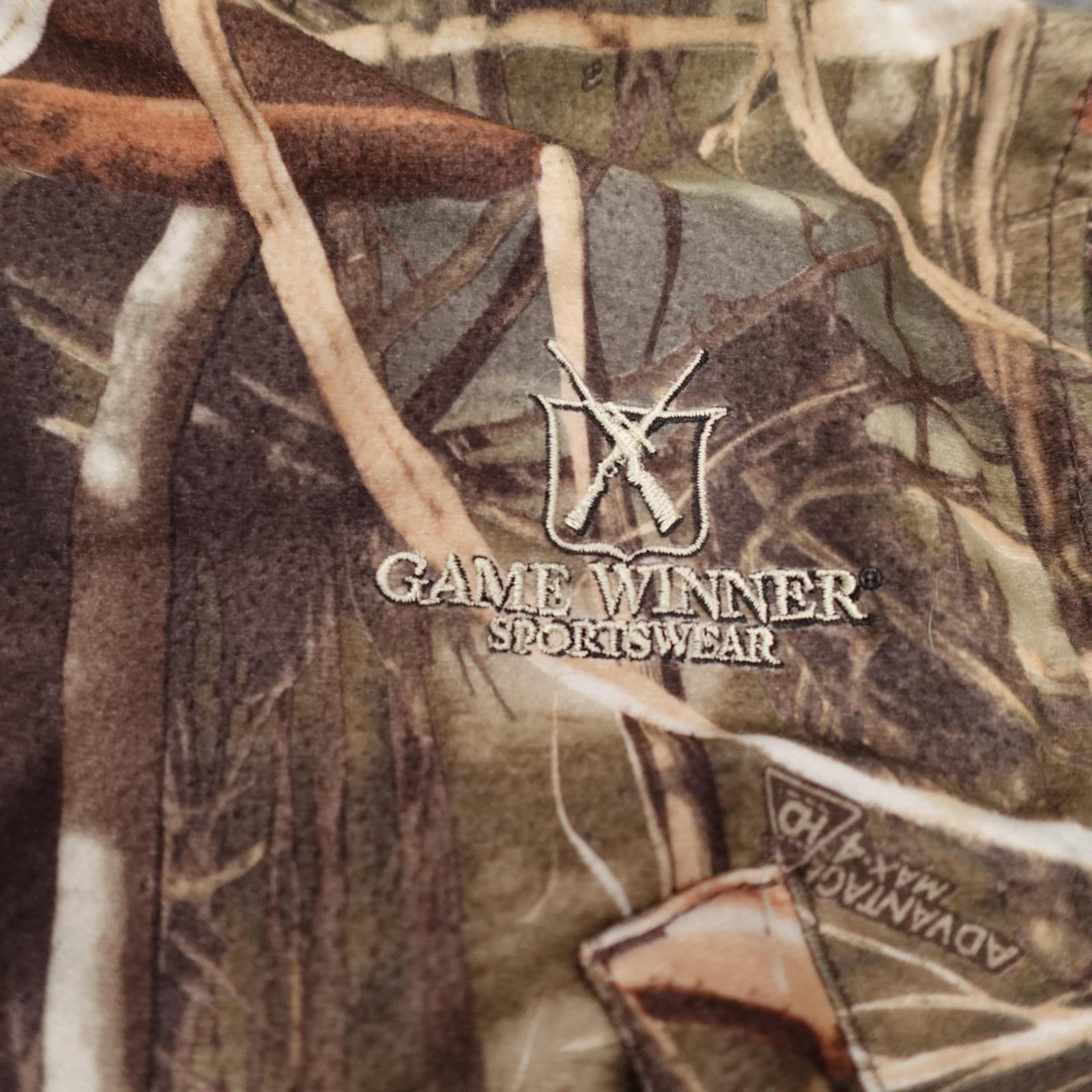 Game Winner Jacket Mens Small Brown Camo Hooded Waterproof Hunting Insulated - Thumbnail 4