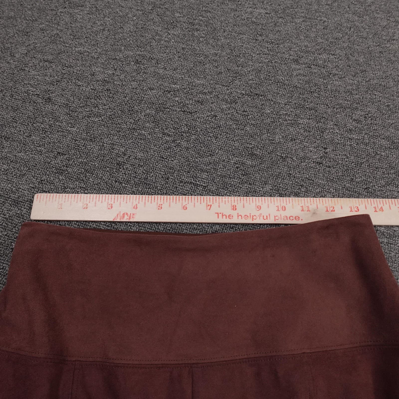 Simply Vera Vera Wang Leggings Womens Small Brown Faux Suede High Rise Stretch - Thumbnail 5