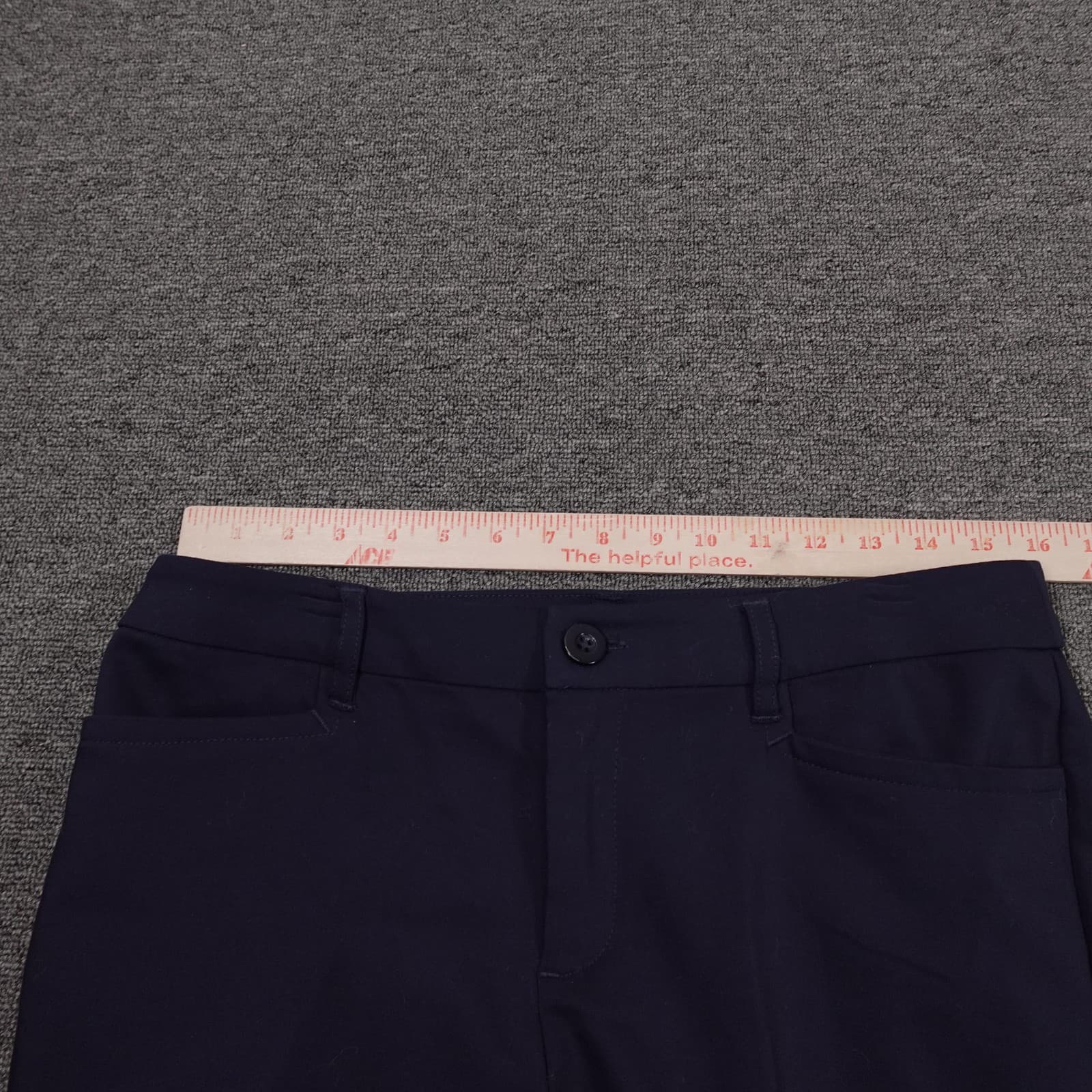 Christopher & Banks Dress Pants Womens 6 Blue Straight Leg Stretch Workwear - Thumbnail 6
