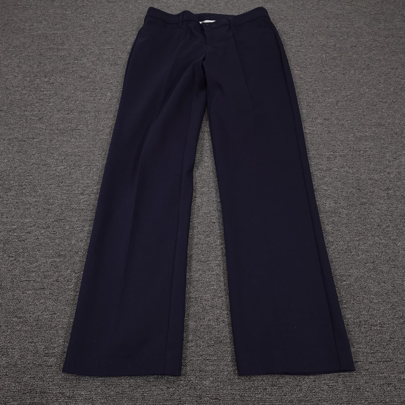 Christopher & Banks Dress Pants Womens 6 Blue Straight Leg Stretch Workwear