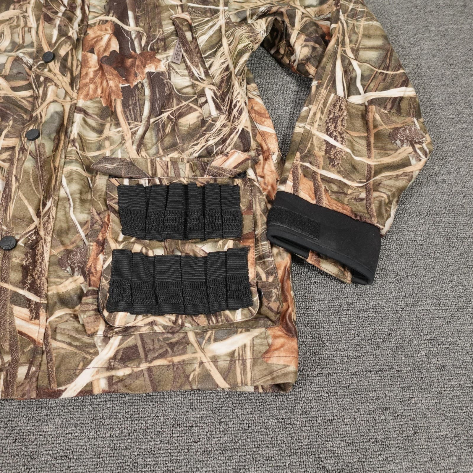 Game Winner Jacket Mens Small Brown Camo Hooded Waterproof Hunting Insulated - Thumbnail 2