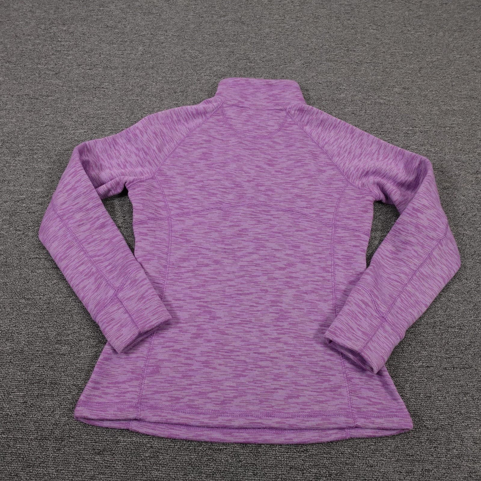 Tek Gear Pullover Shirt Womens XS Purple 1/4 Zip Long Sleeve Athletic Top - Thumbnail 6